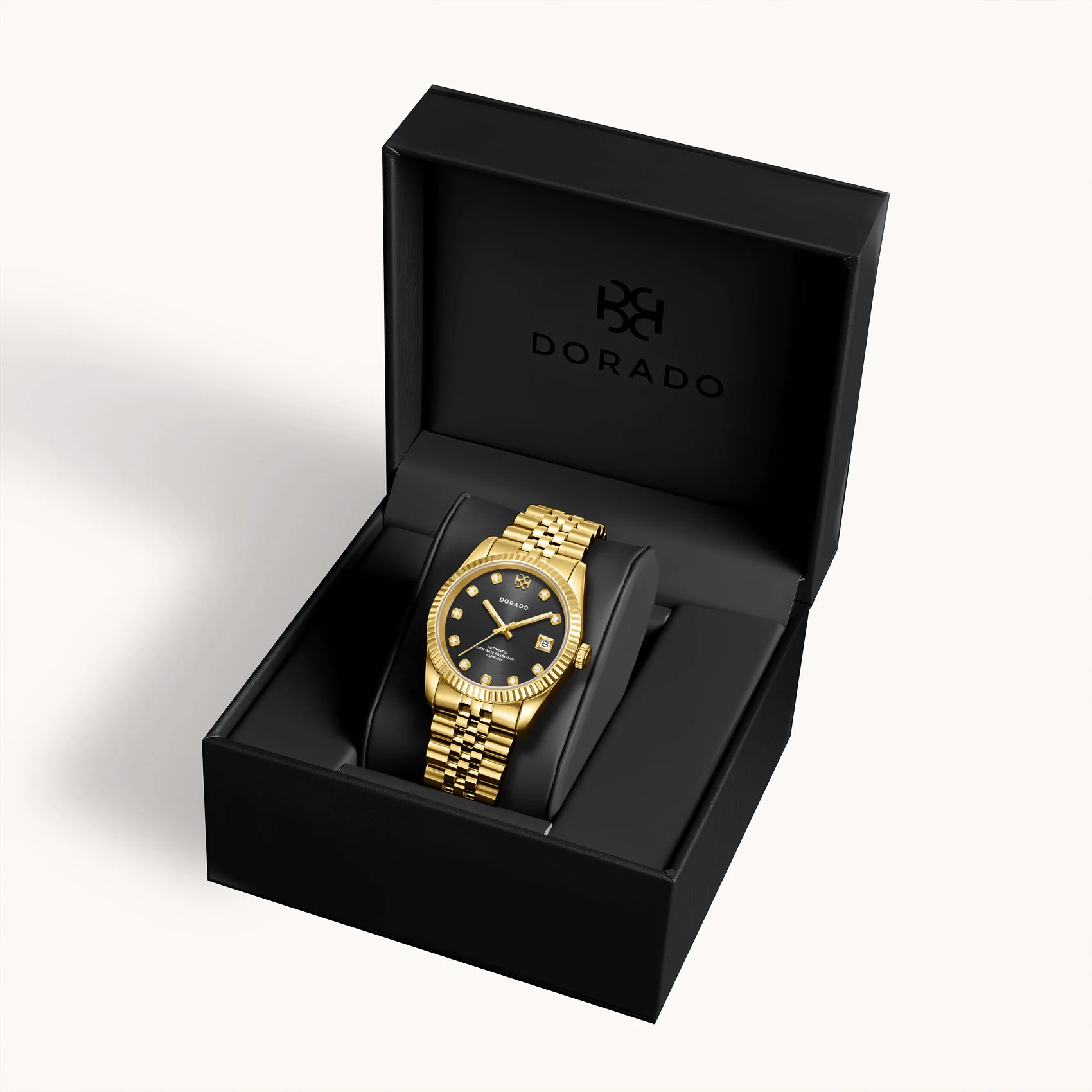 DORADO Gold Timeless Watch - Black - Image 3