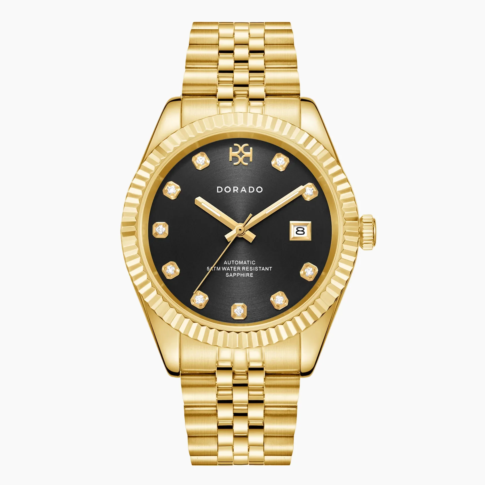 DORADO Gold Timeless Watch - Black - Image 5