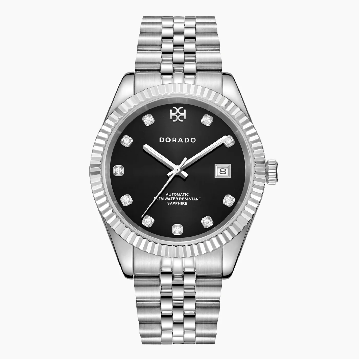 DORADO Silver Timeless Watch - Black - Image 7