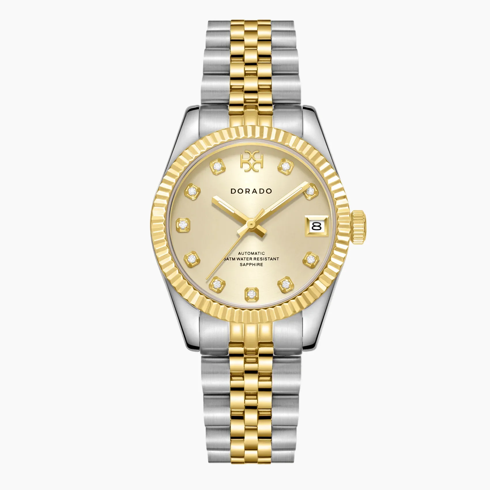 DORADO Two Tone Timeless Watch - Gold - Image 5