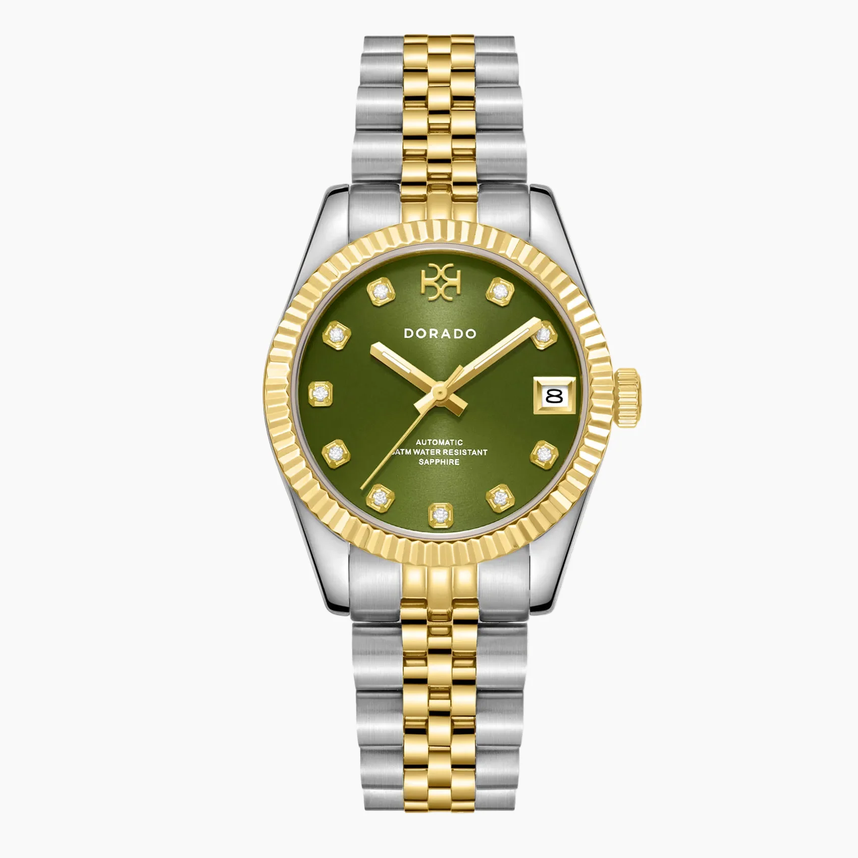 DORADO Two Tone Timeless Watch - Olive - Image 5