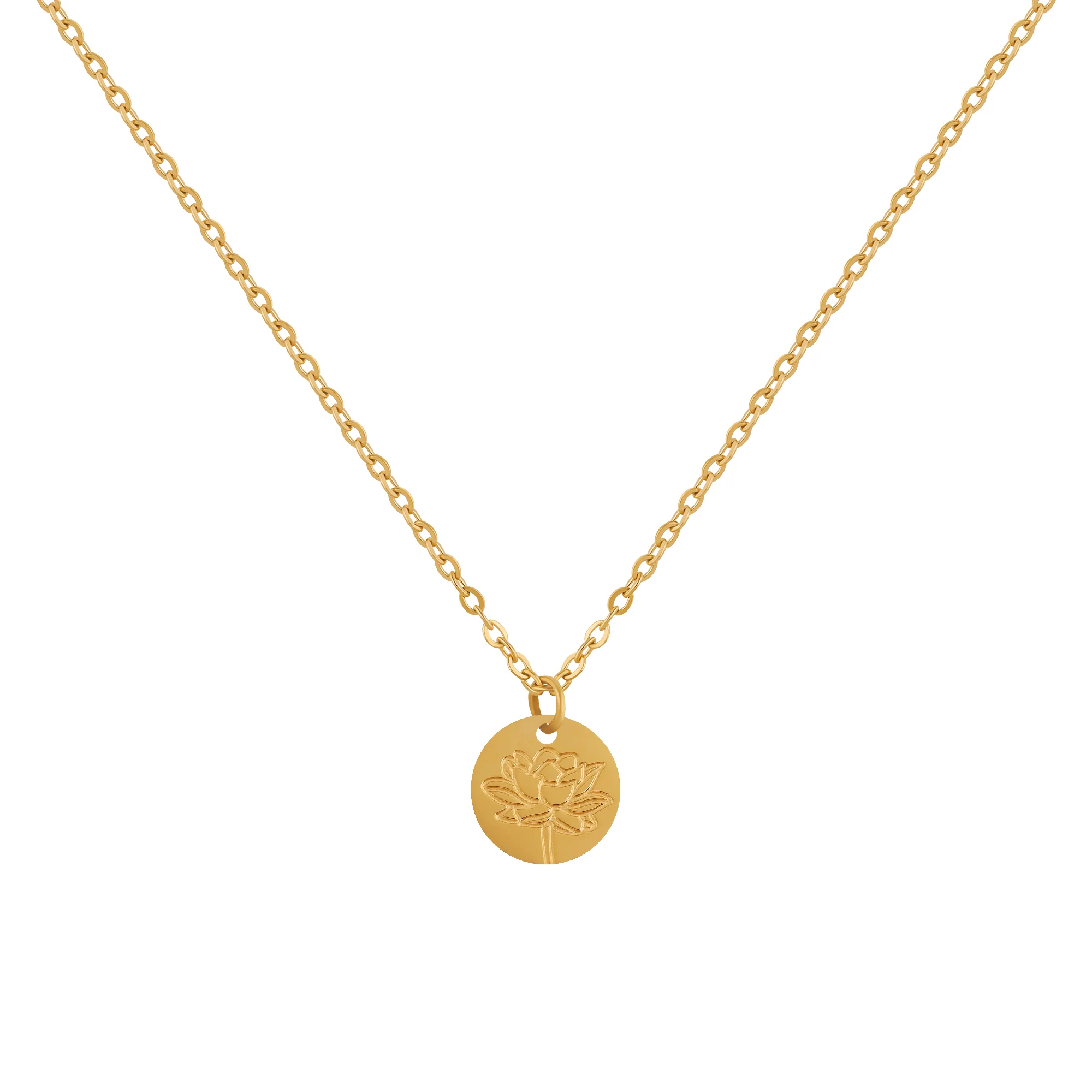 Birth Flower Pendant Necklace - Image 7