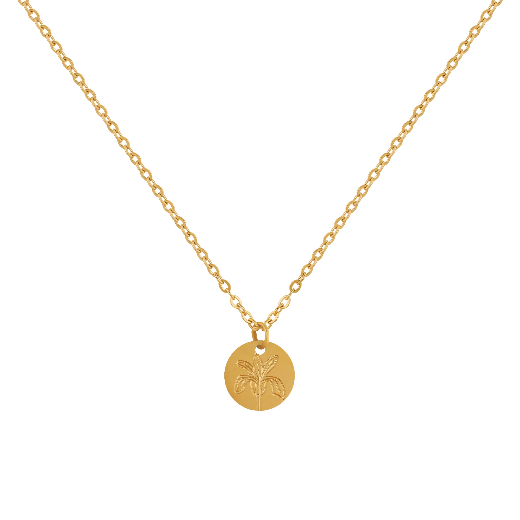 Birth Flower Pendant Necklace - Image 9