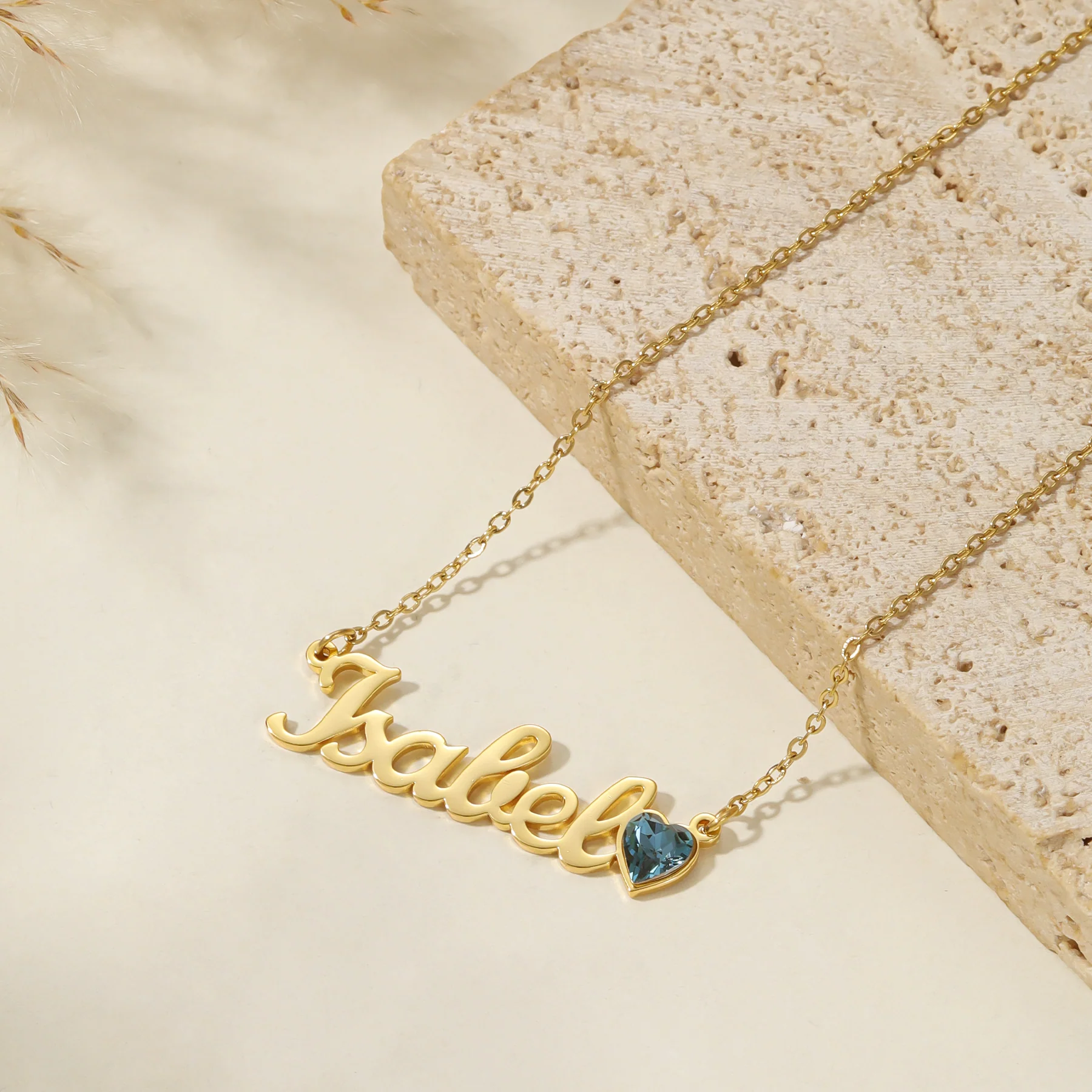 Birthstone Name Necklace - Image 5
