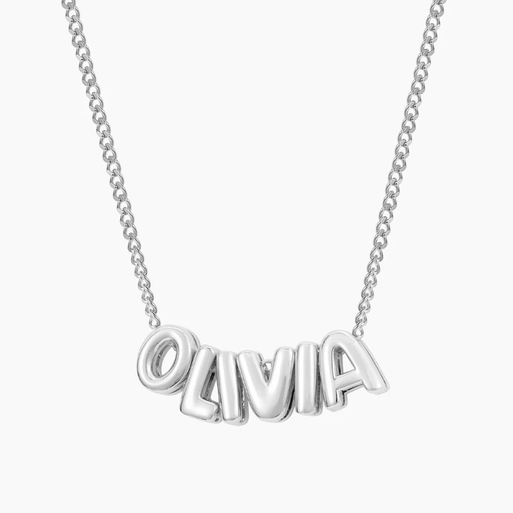 Bubble Name Necklace - Image 8