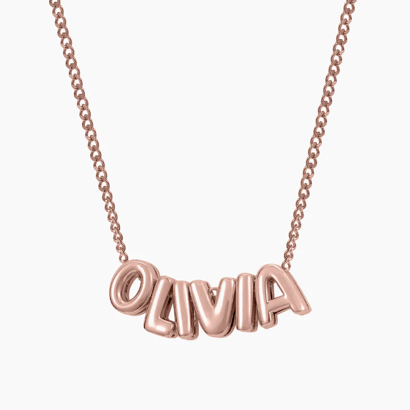 Bubble Name Necklace - Image 9