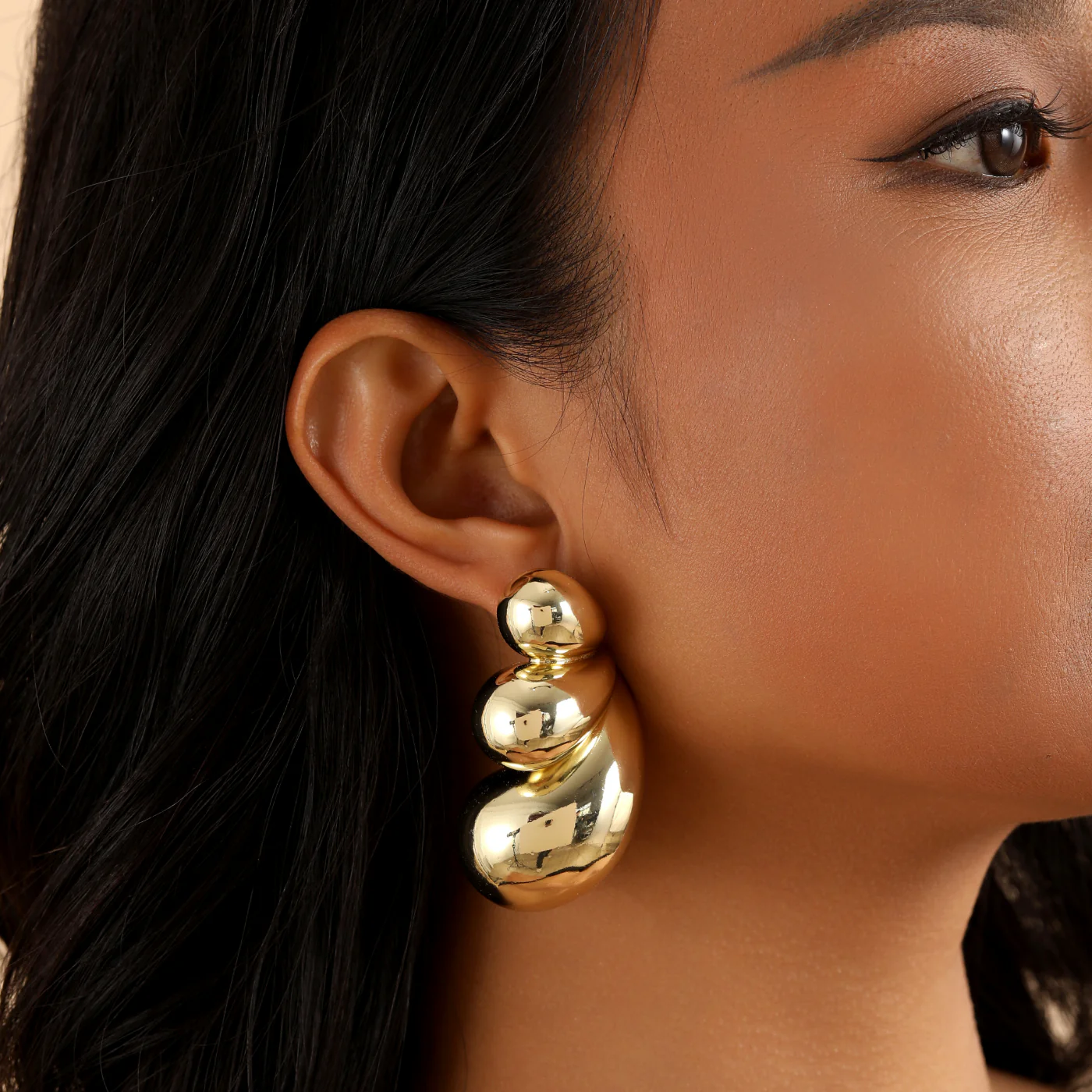 Butterfly Wing Drop Earrings - Image 2