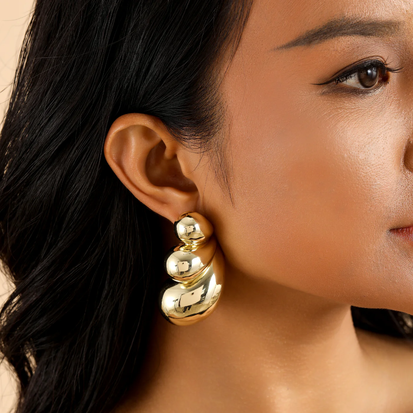 Butterfly Wing Drop Earrings - Image 4