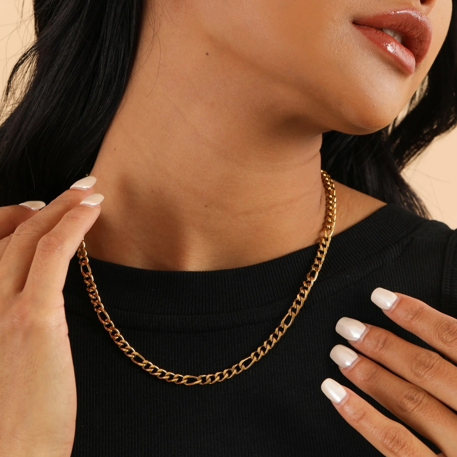 Chunky Figaro Chain - 5mm - Image 5