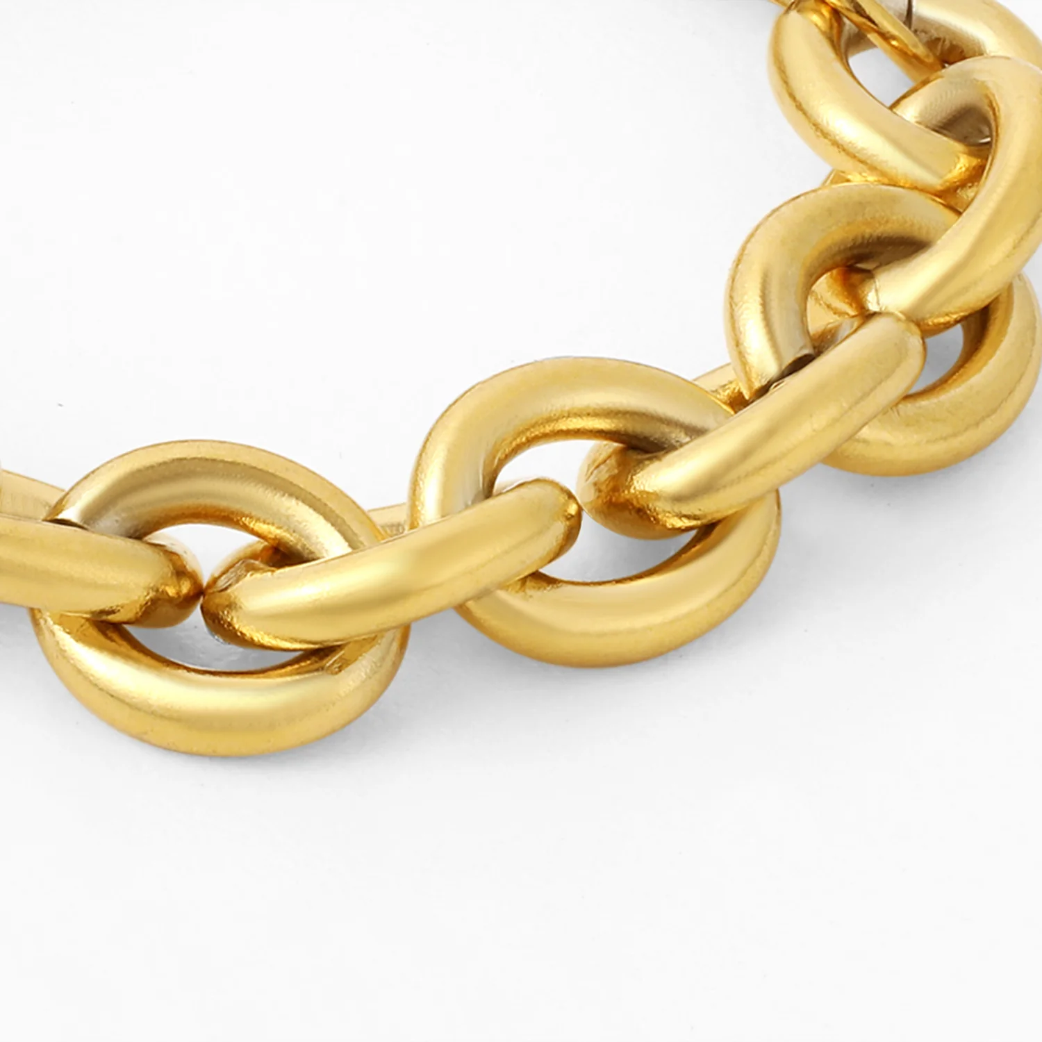 Chunky Rolo Chain Bracelet - Image 4