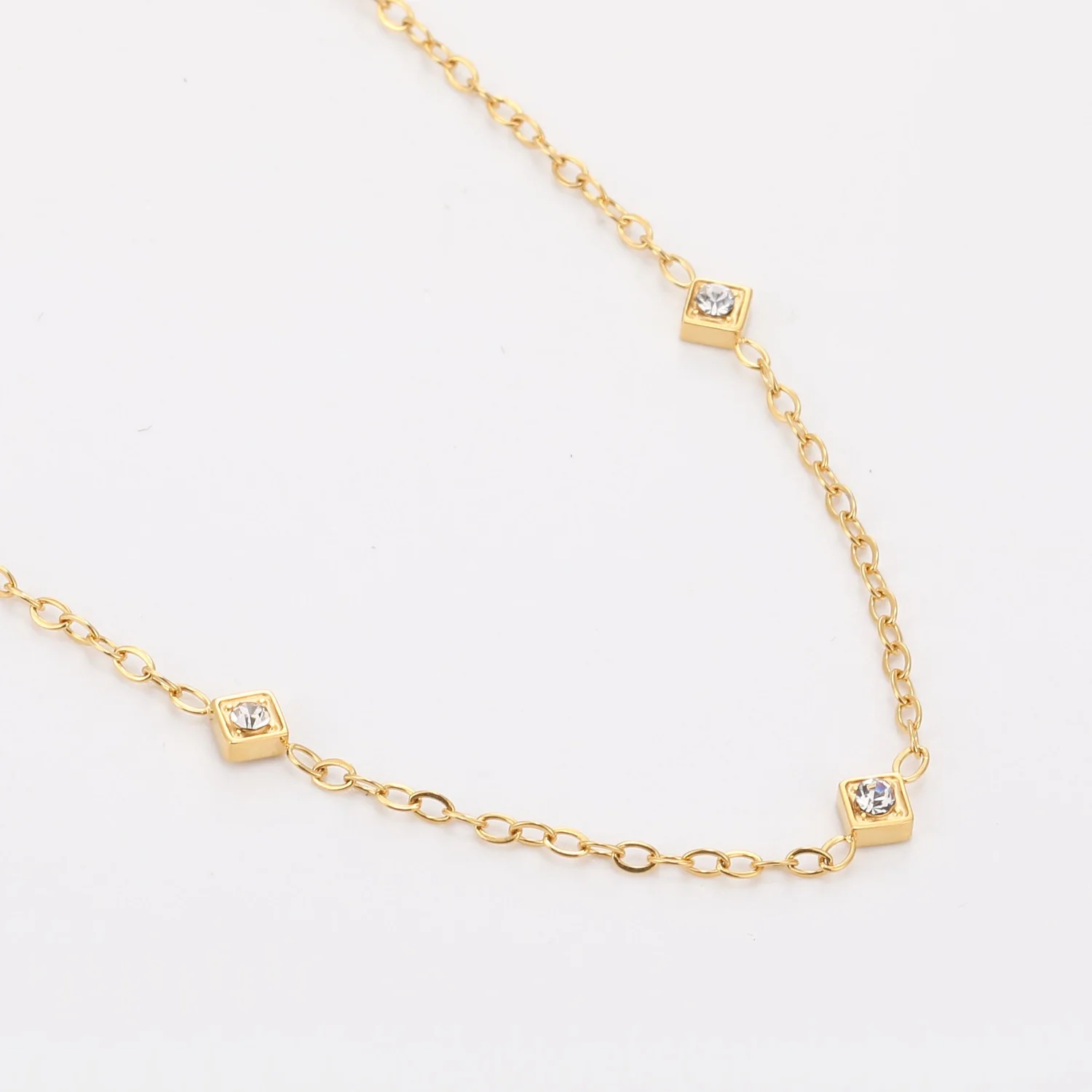 Crystal Chain Anklet - Image 3