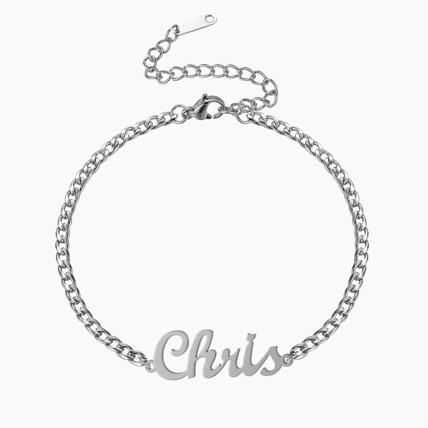 Name Bracelet w/ Cuban Chain - Image 3