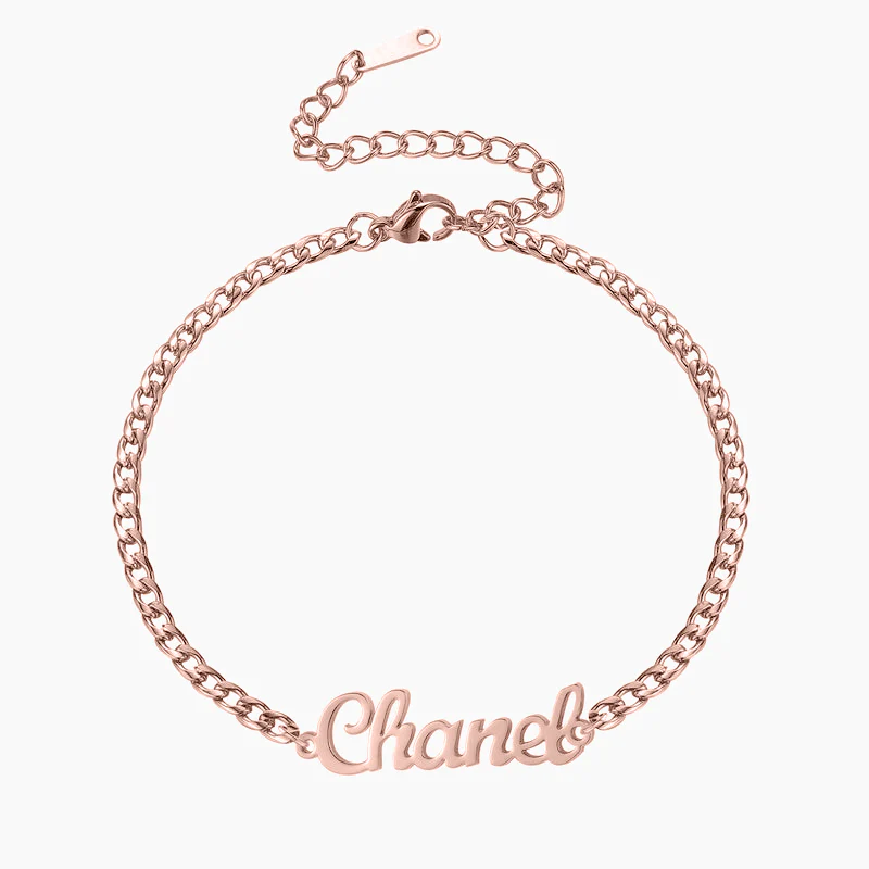 Name Bracelet w/ Cuban Chain - Image 6