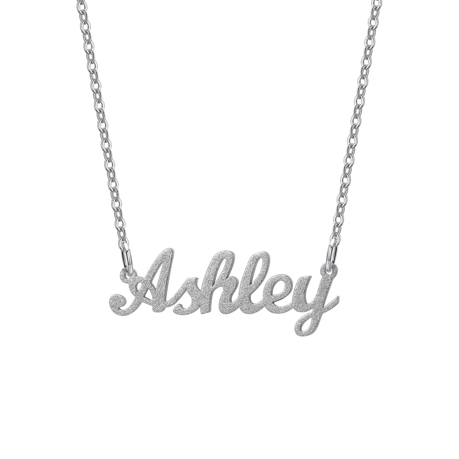 Diamond Cut Name Necklace - Image 5
