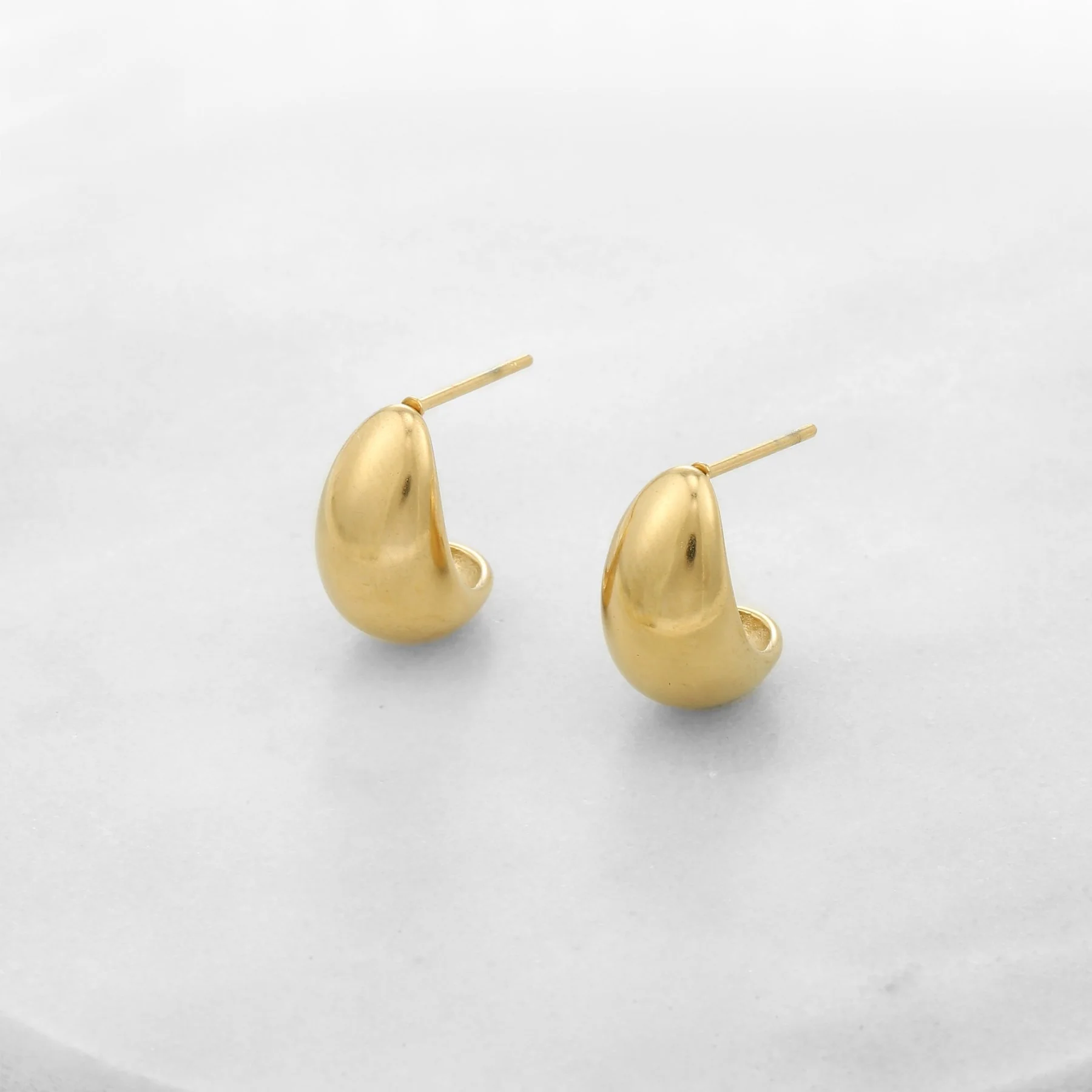Dome Drop Earrings - Image 4