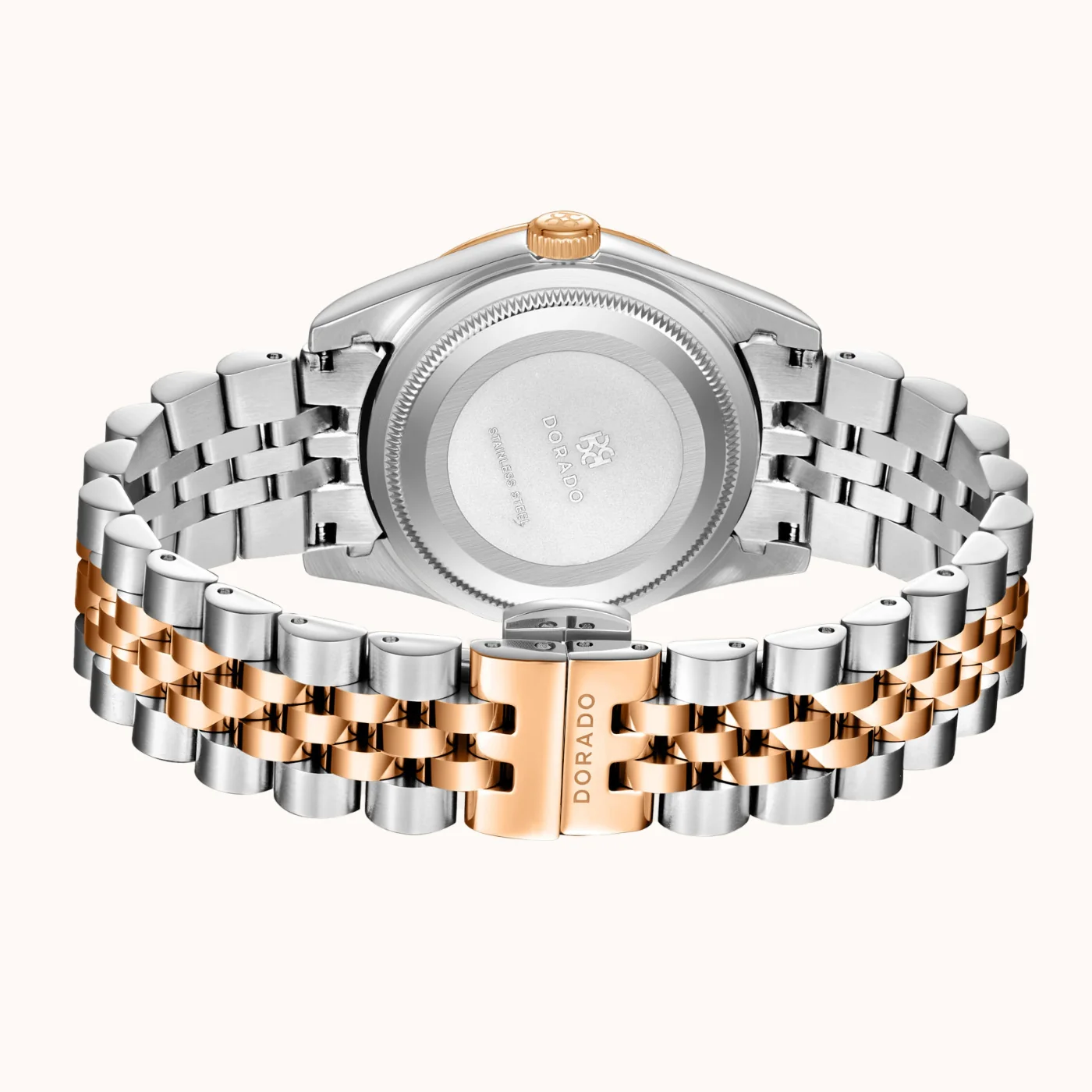 DORADO Rose Two Tone Timeless Watch - Black - Image 7