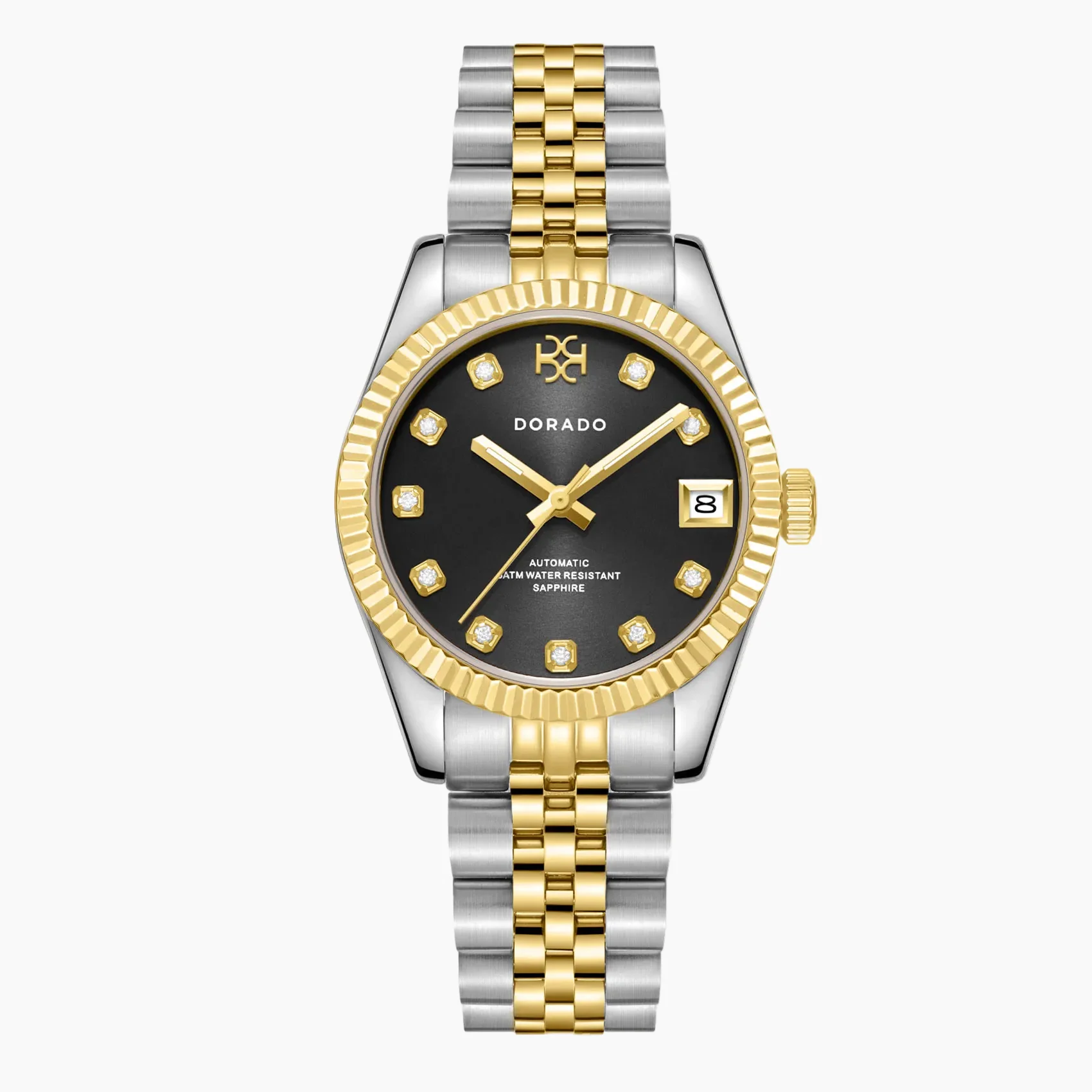 DORADO Two Tone Timeless Watch - Black - Image 5