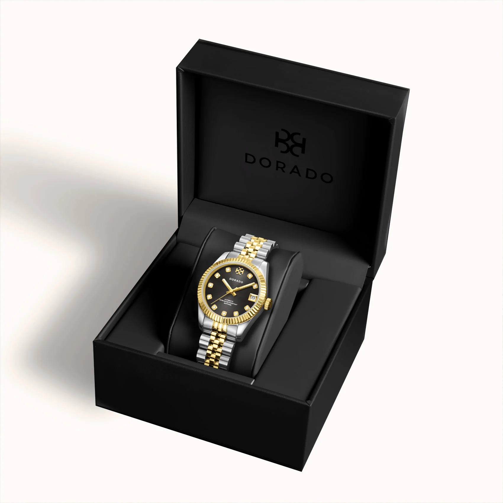 DORADO Two Tone Timeless Watch - Black - Image 6