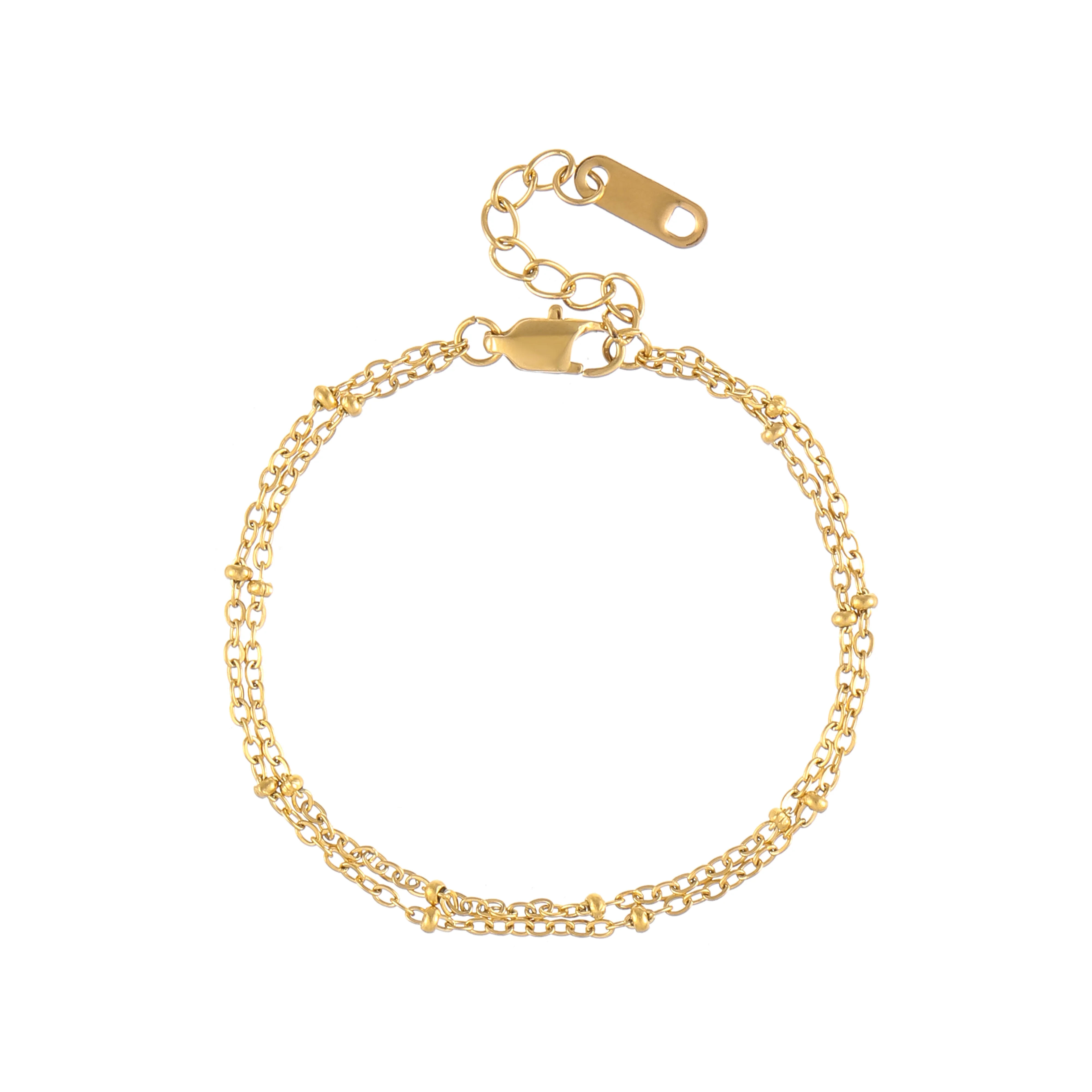 Double Satellite Chain Bracelet - Image 3