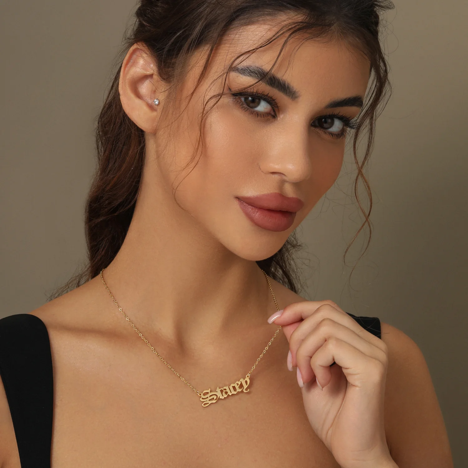 Gothic Name Necklace - Image 2