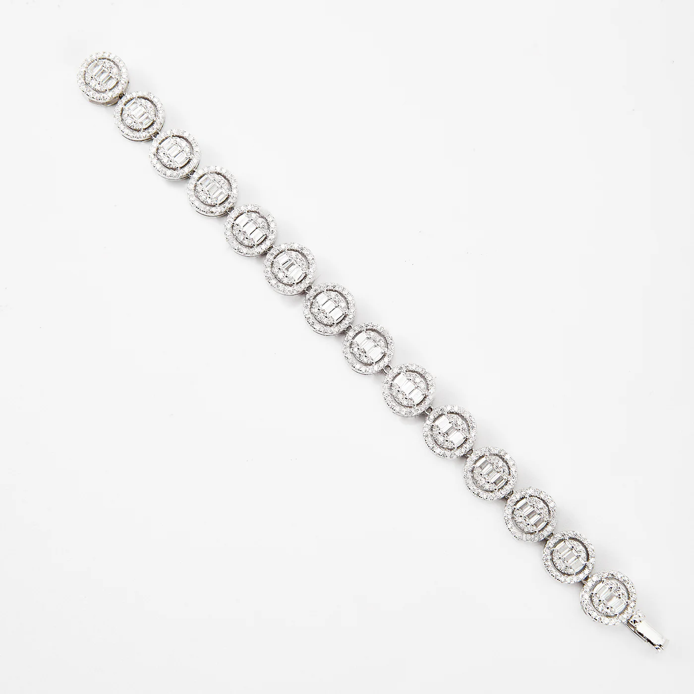 Iced Halo Tennis Bracelet - Image 6