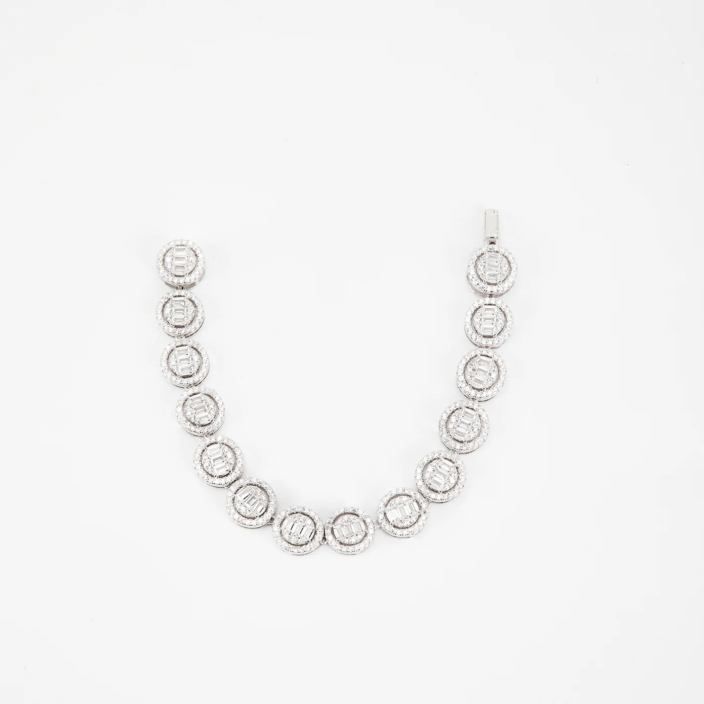 Iced Halo Tennis Bracelet - Image 7