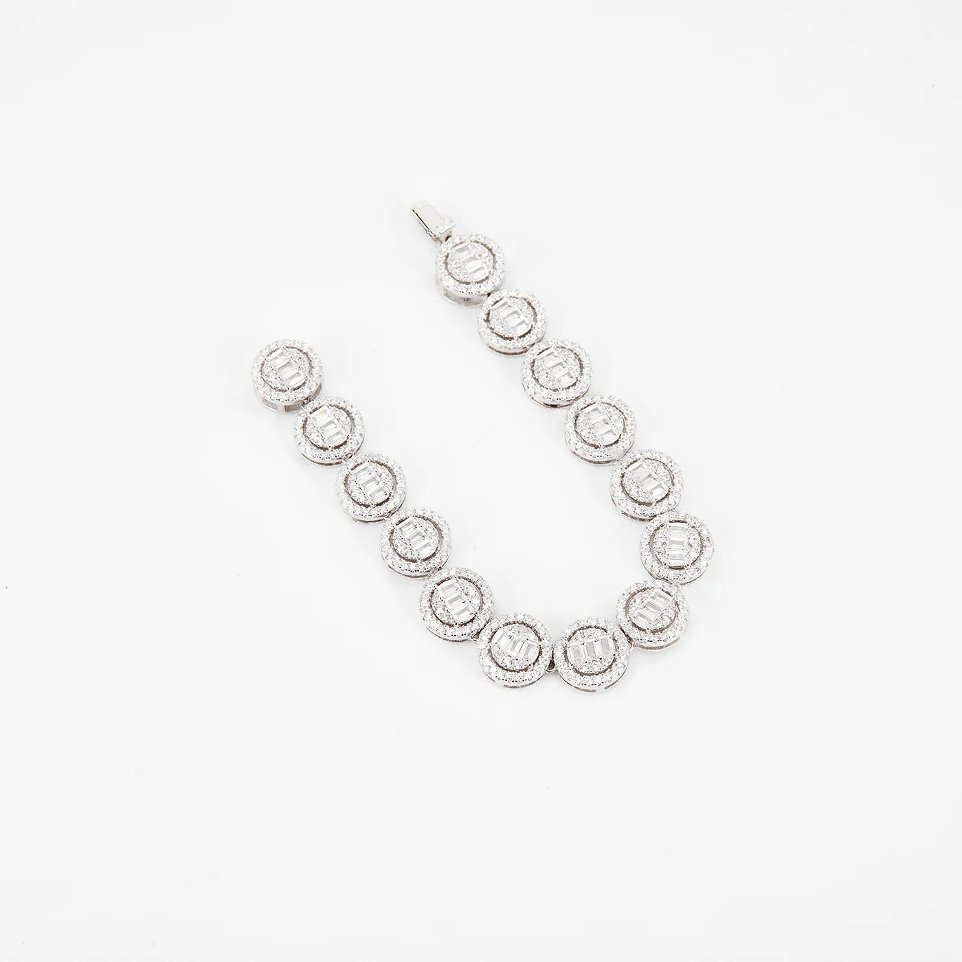 Iced Halo Tennis Bracelet - Image 8