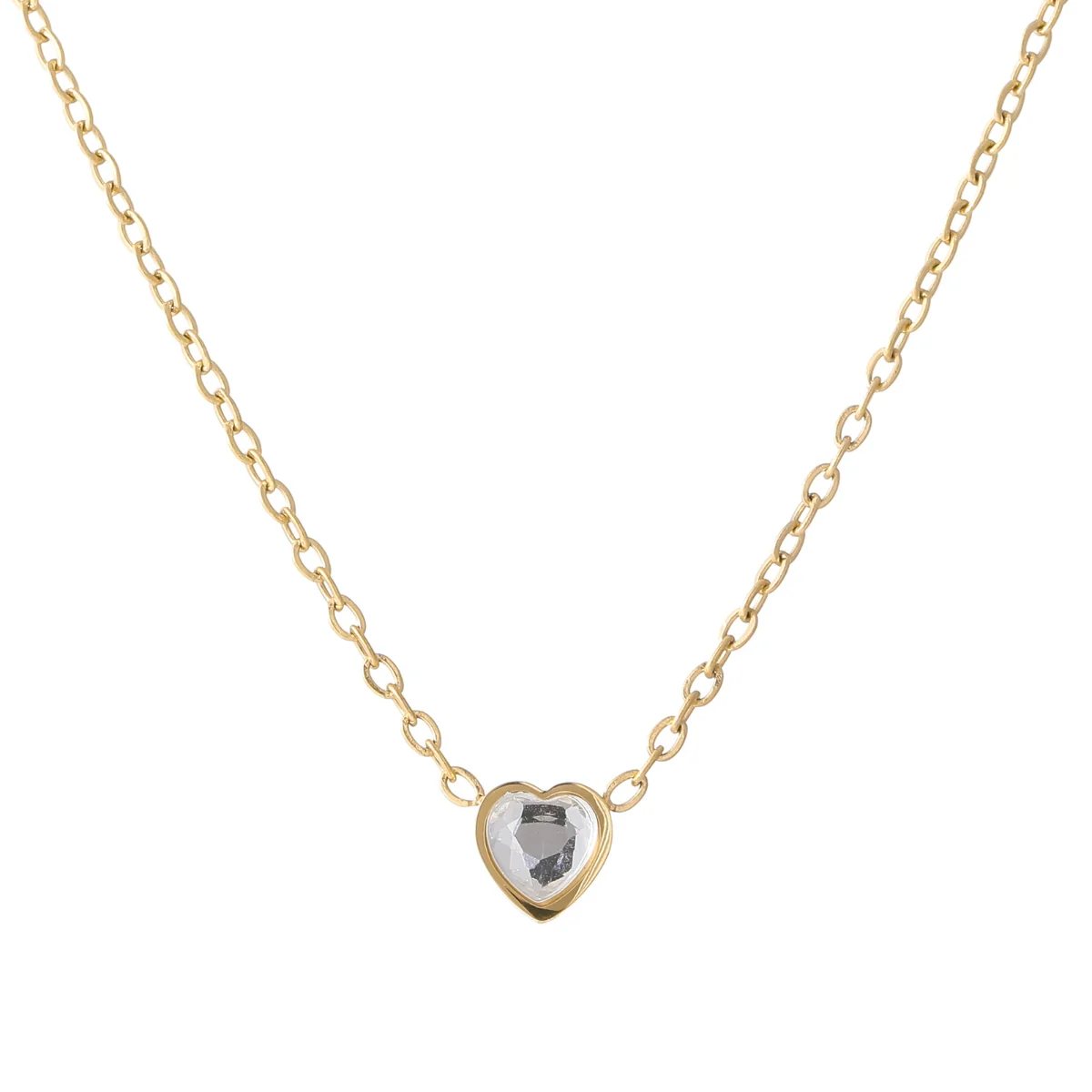 Heart Birthstone Necklace - Image 10