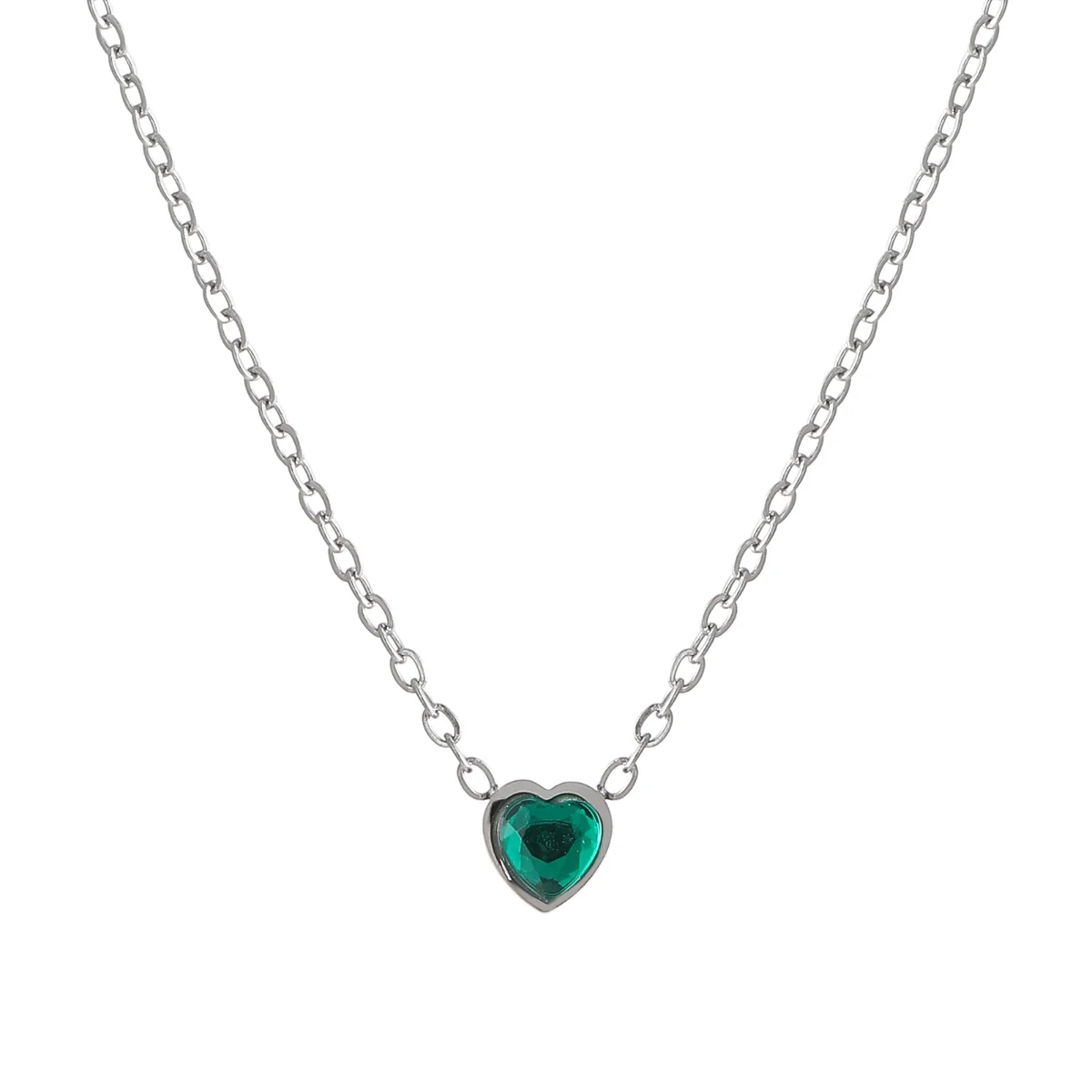 Heart Birthstone Necklace - Image 13