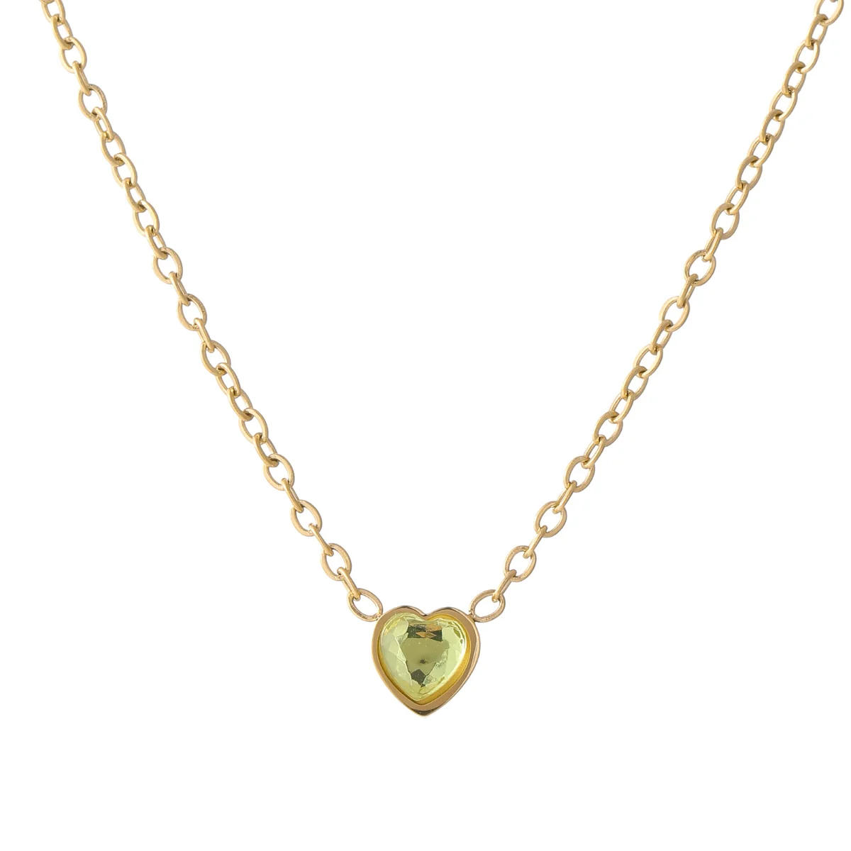 Heart Birthstone Necklace - Image 18