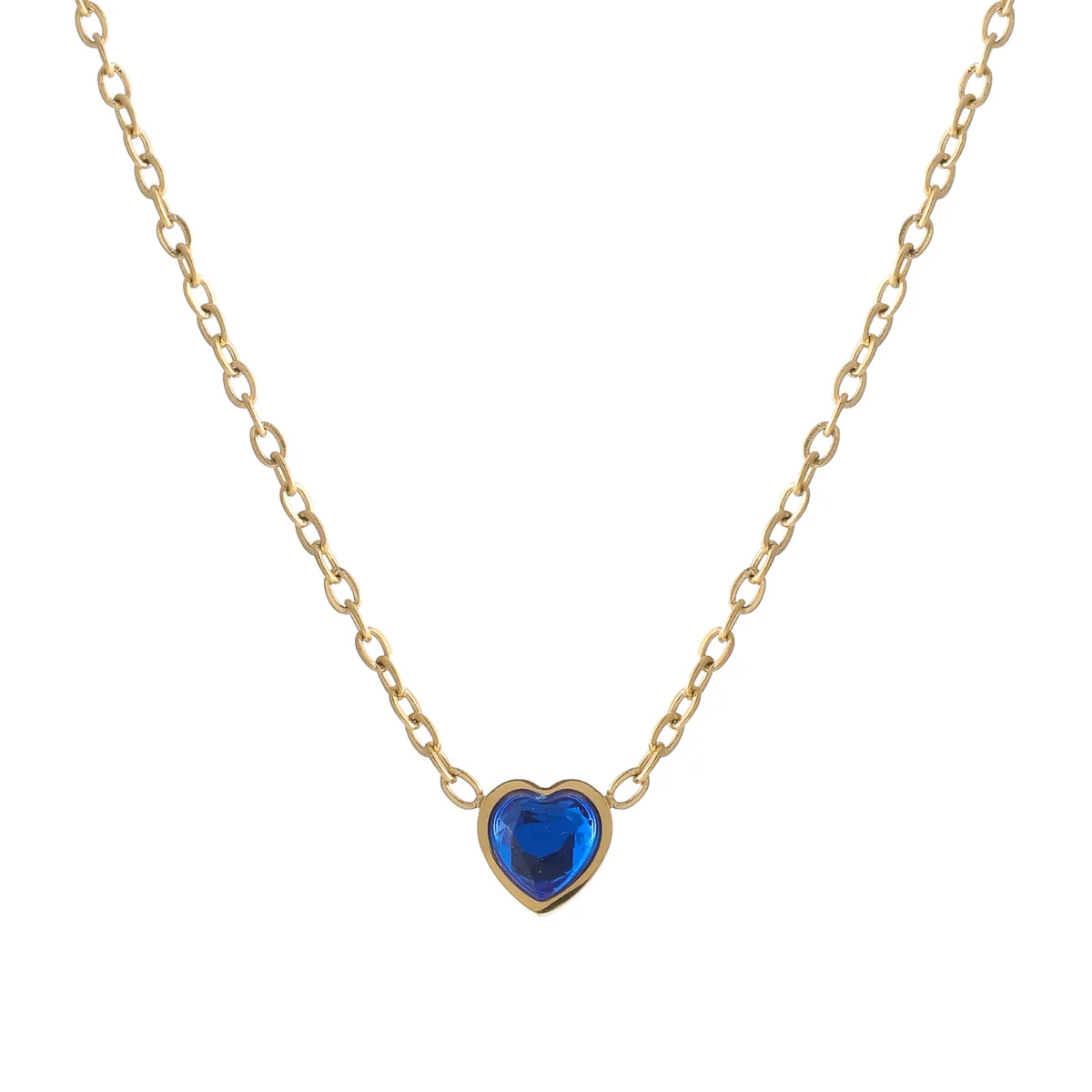 Heart Birthstone Necklace - Image 20