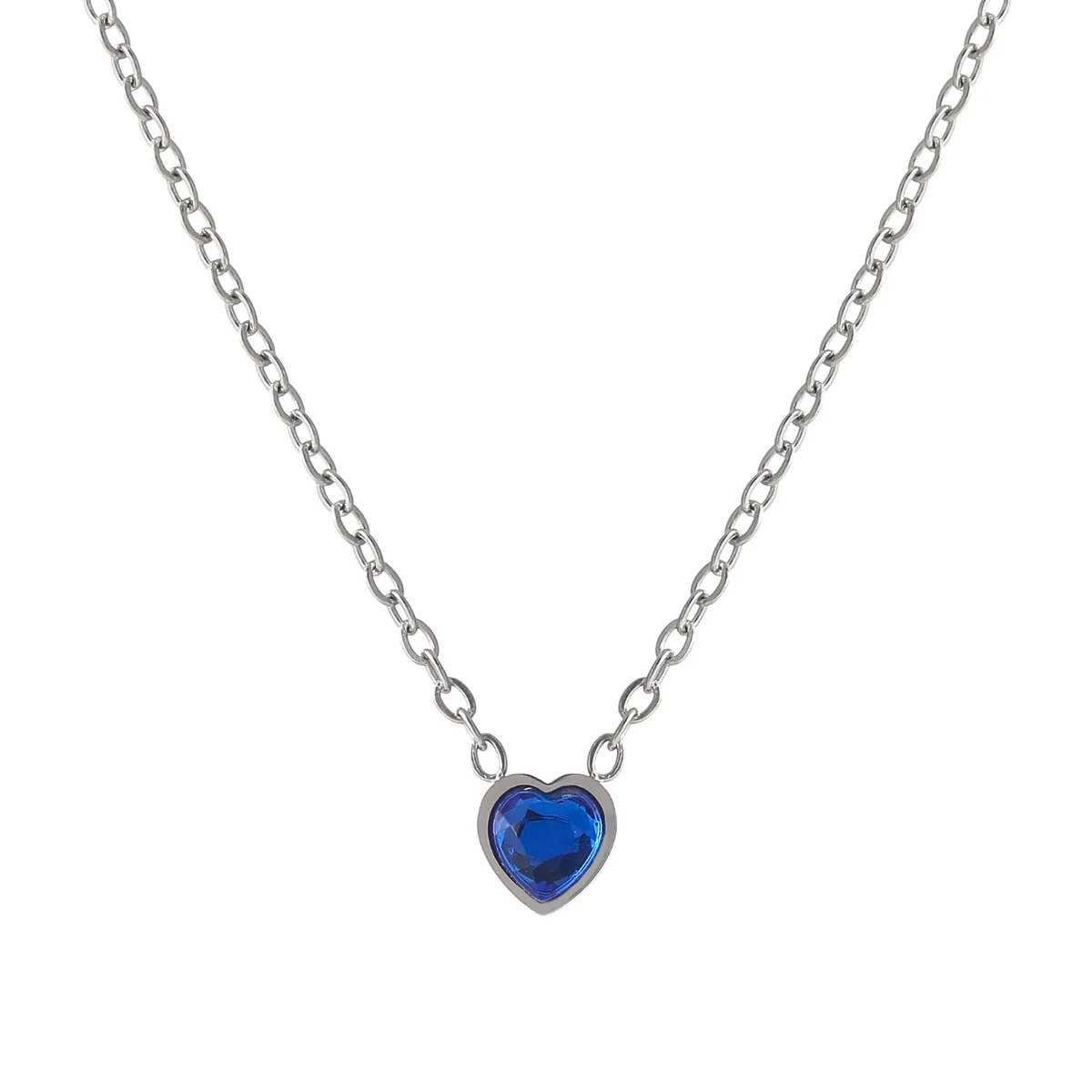 Heart Birthstone Necklace - Image 21