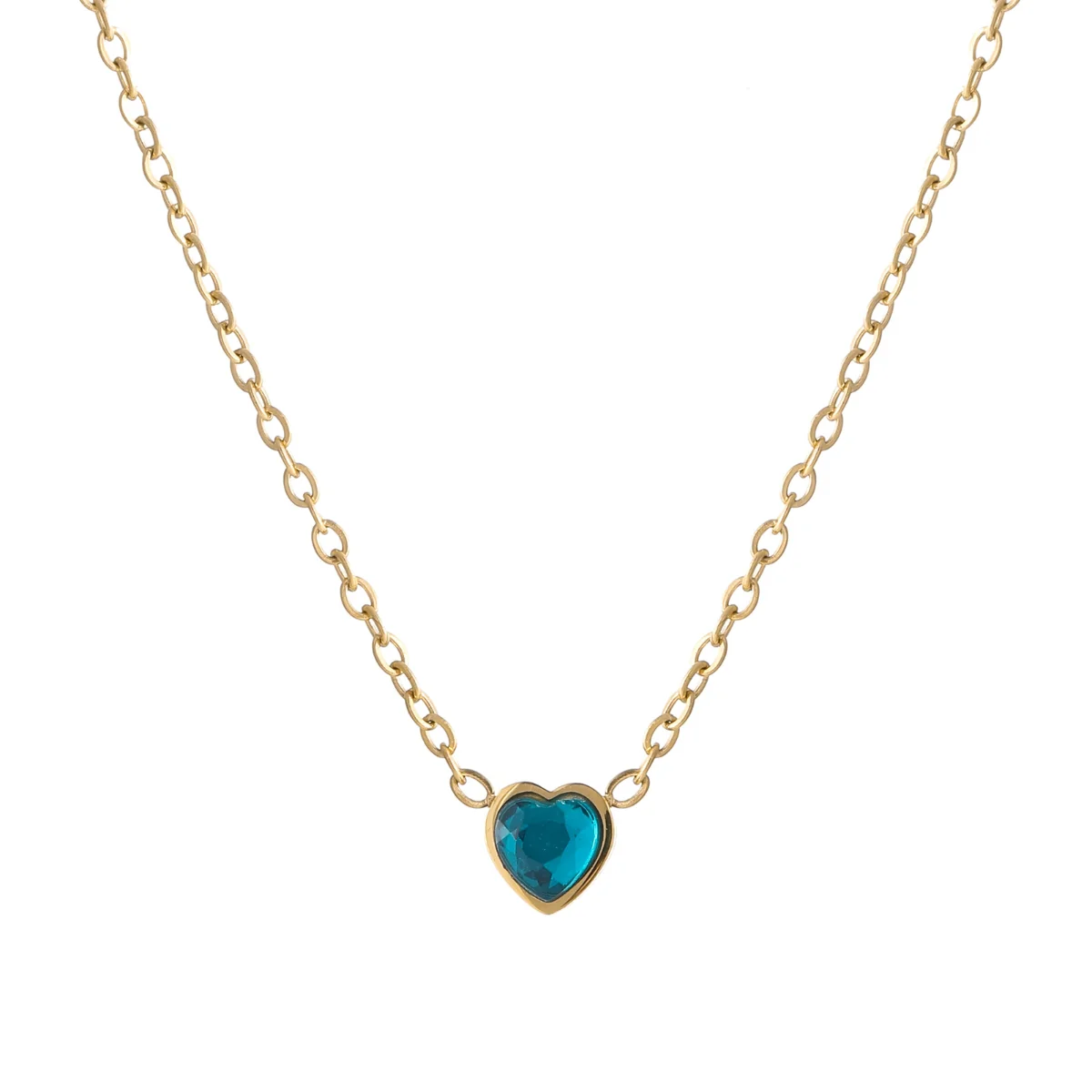 Heart Birthstone Necklace - Image 26