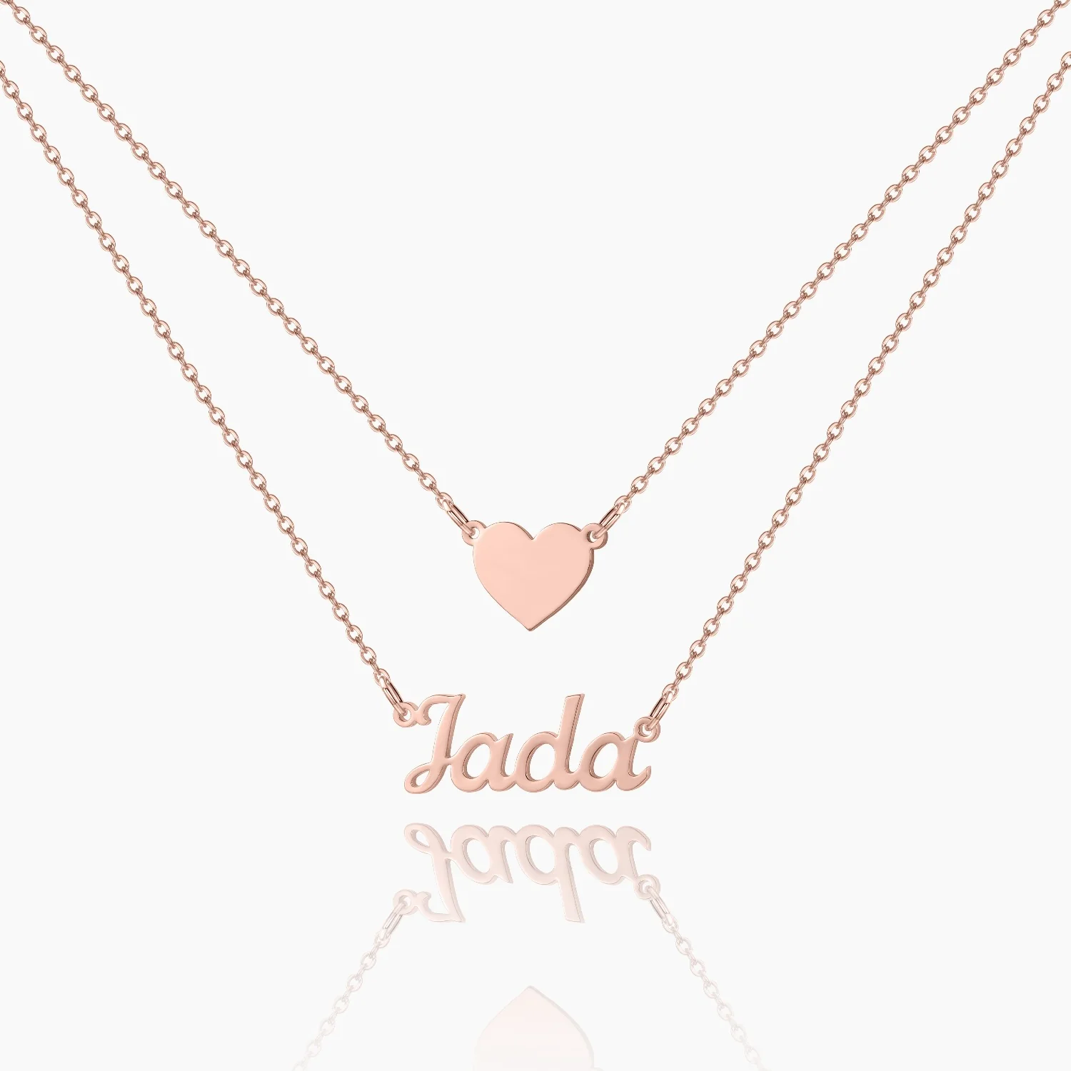 Heart Layer Name Necklace - Image 6