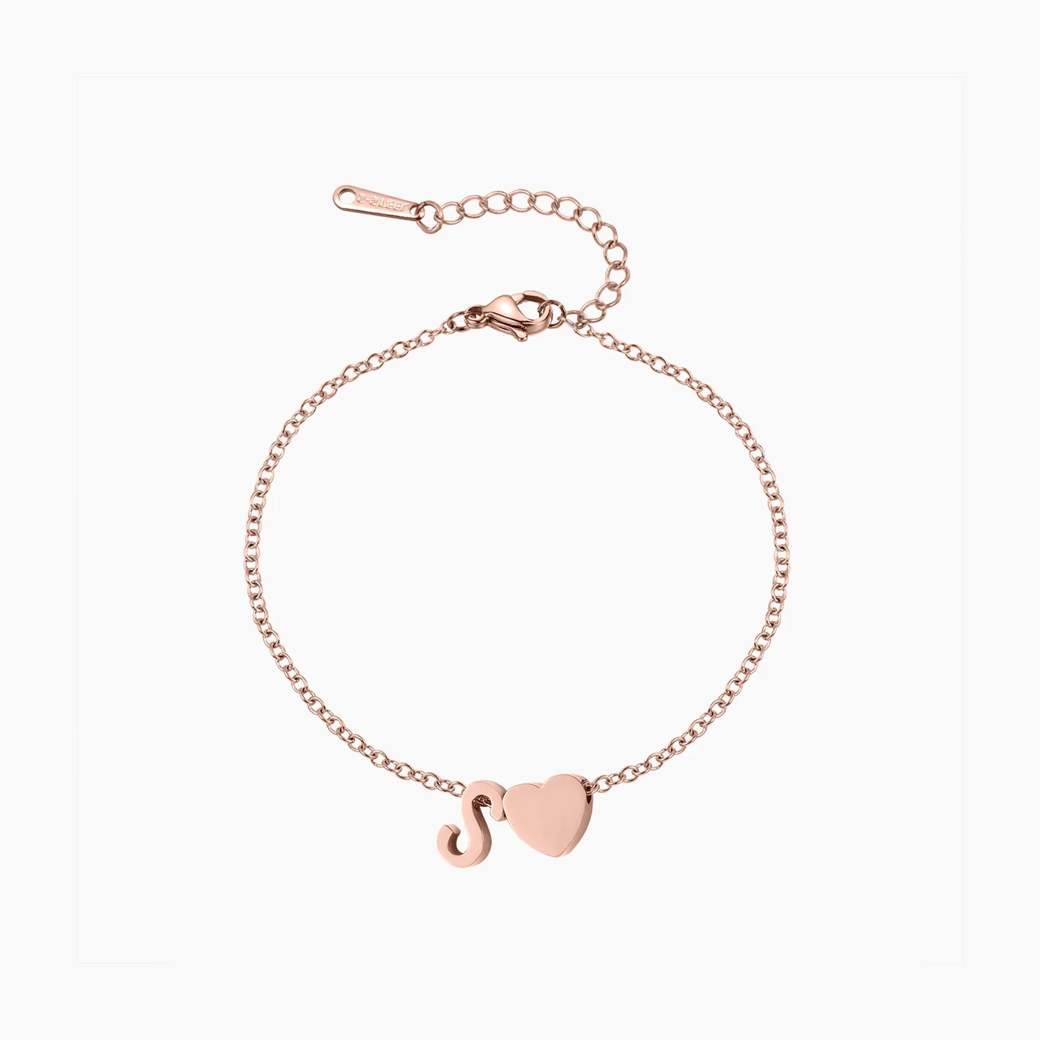 Heart Letter Bracelet - Image 3