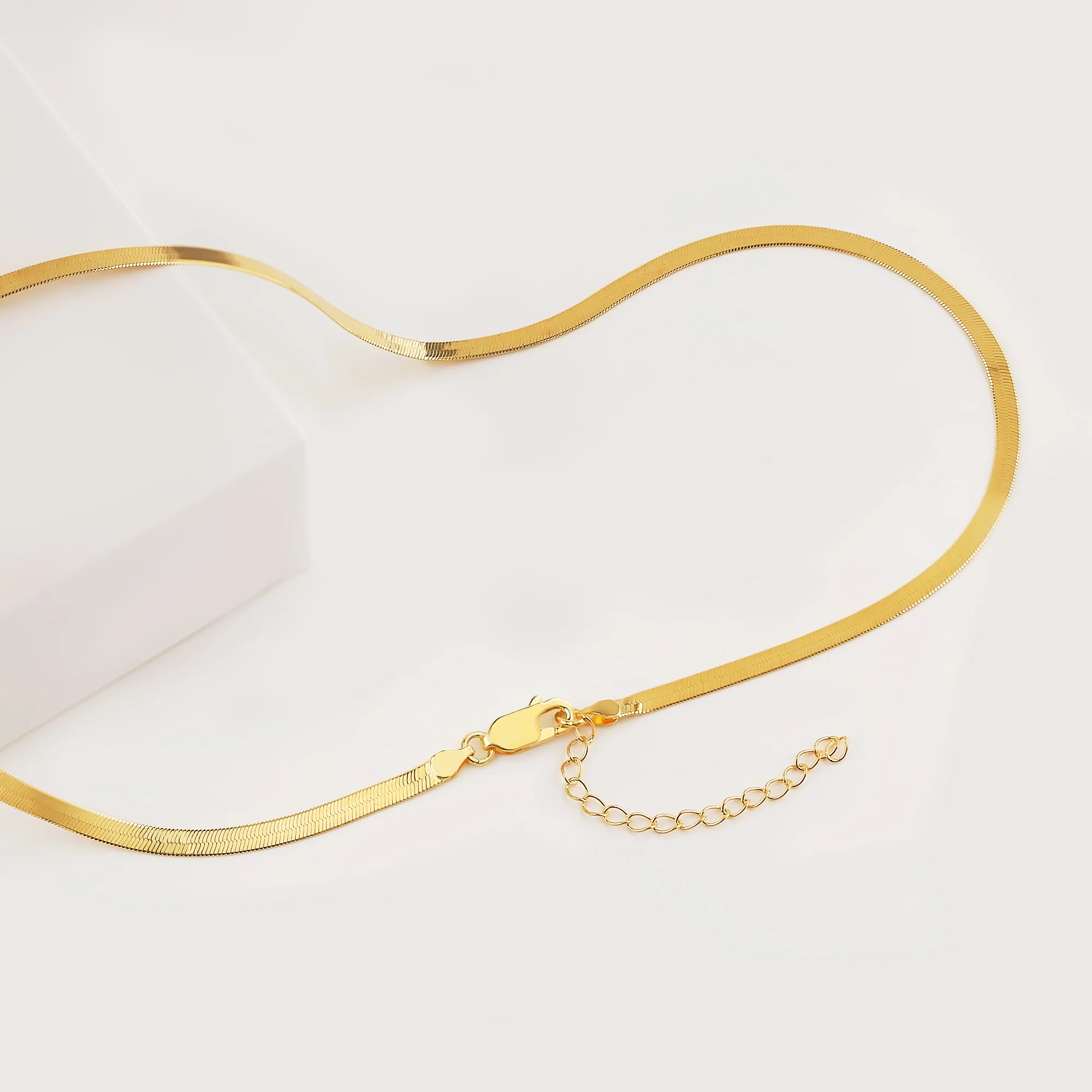 Herringbone Necklace - 3mm - Image 4