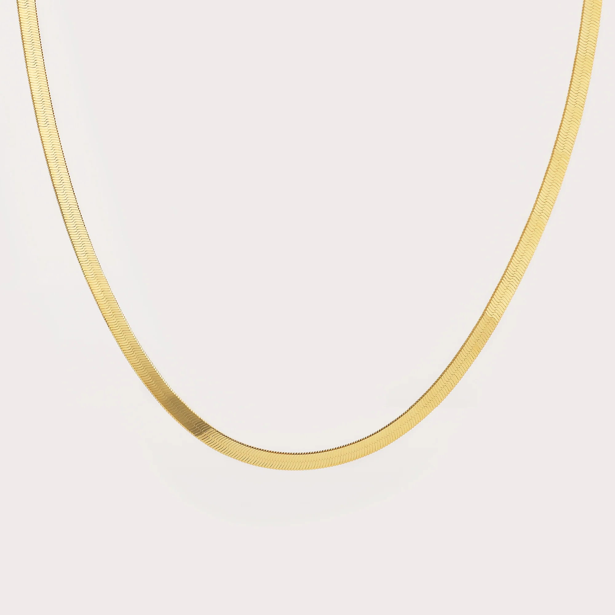 Herringbone Necklace - 3mm - Image 8