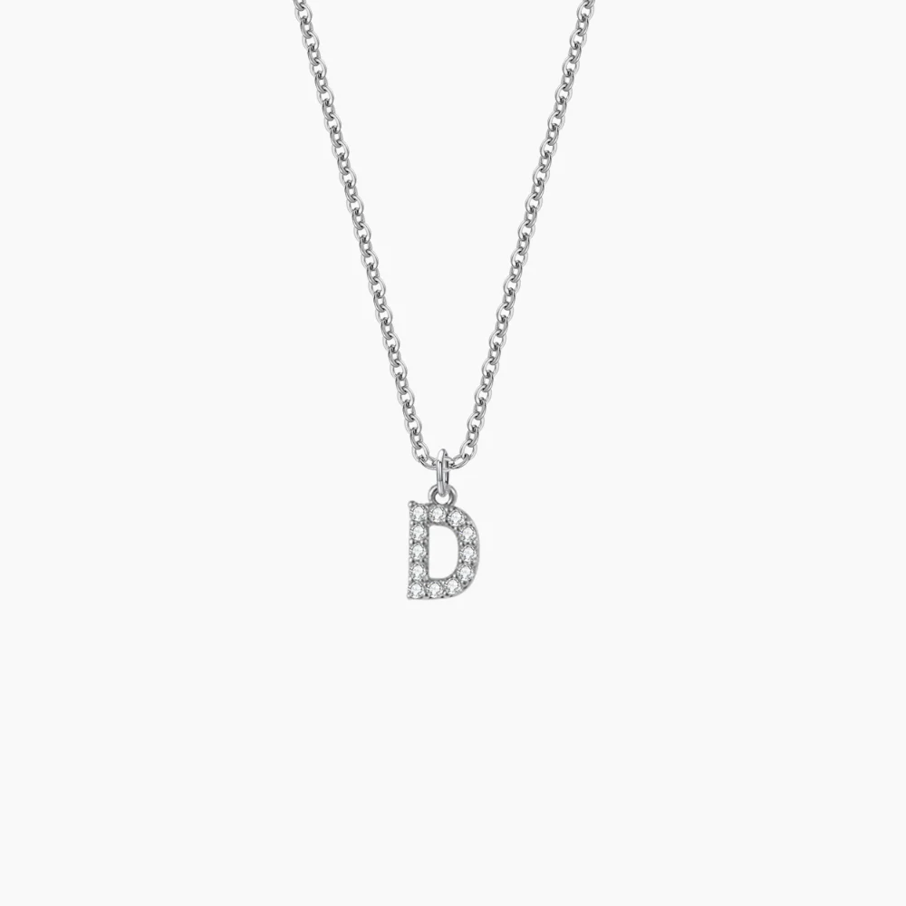 Iced Block Letter Necklace - Image 4
