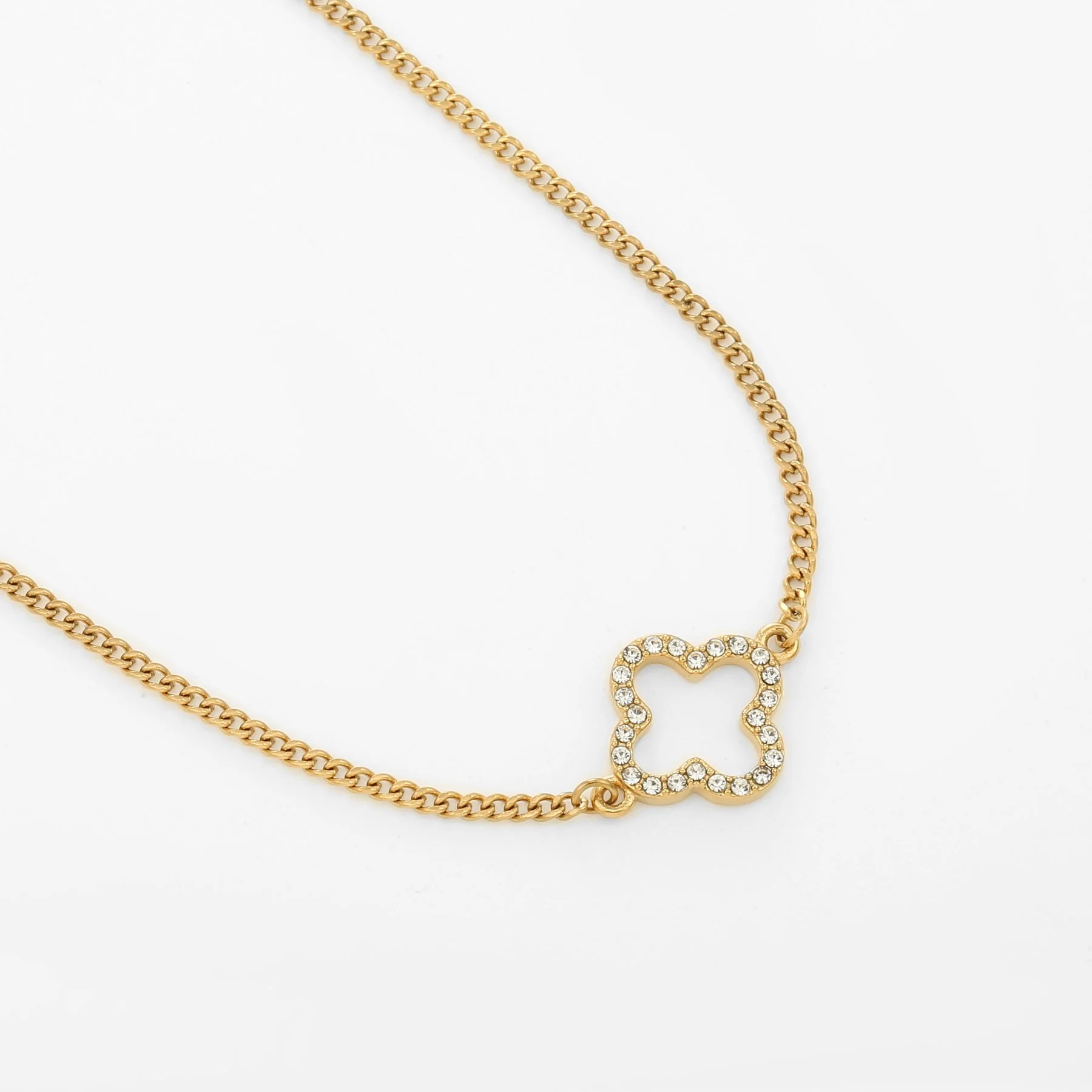 Iced Lucky Bracelet w/ Cuban Chain - Image 5