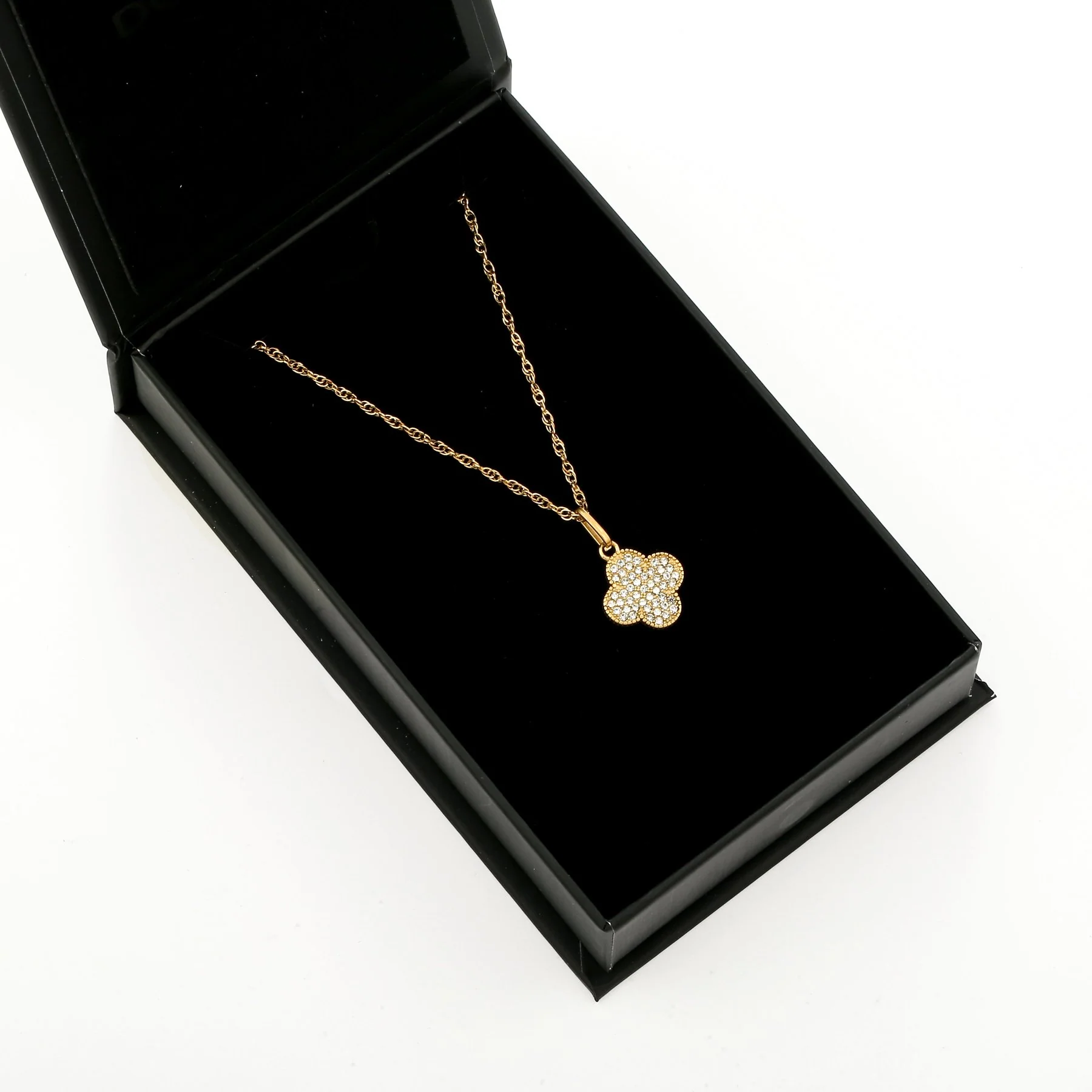 Iced Lucky Pendant Necklace - Image 3