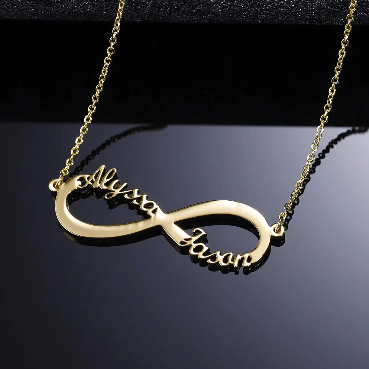 Infinity Pendant Name Necklace - Image 6