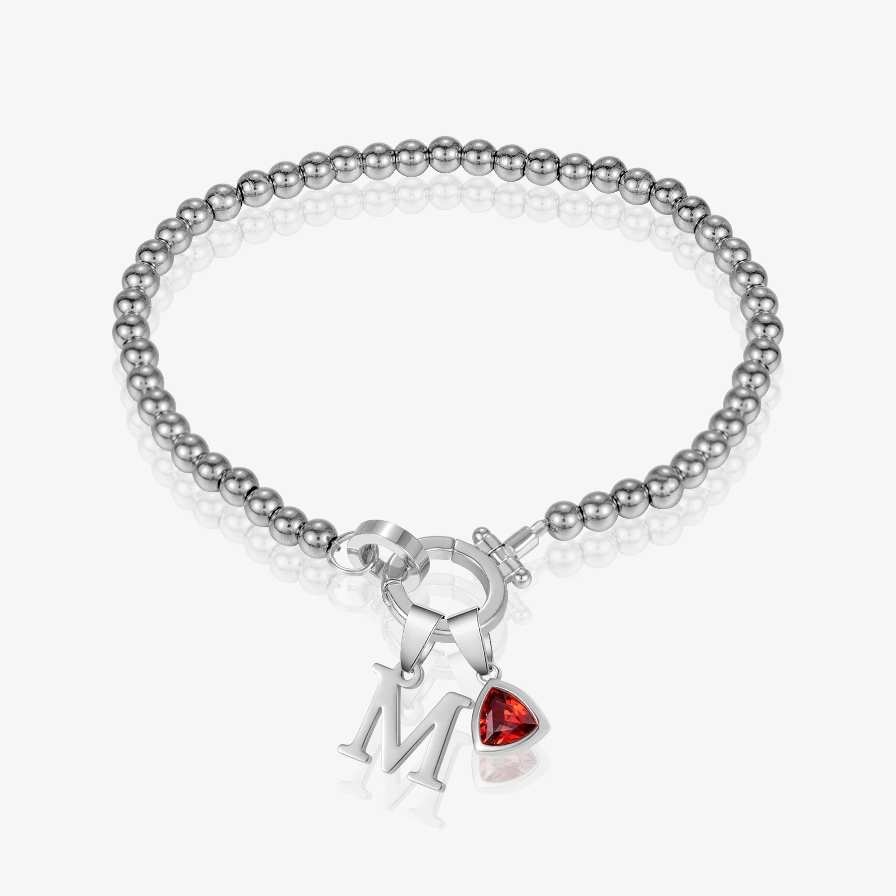 Initial Birthstone w/ Beaded Bracelet - Image 5