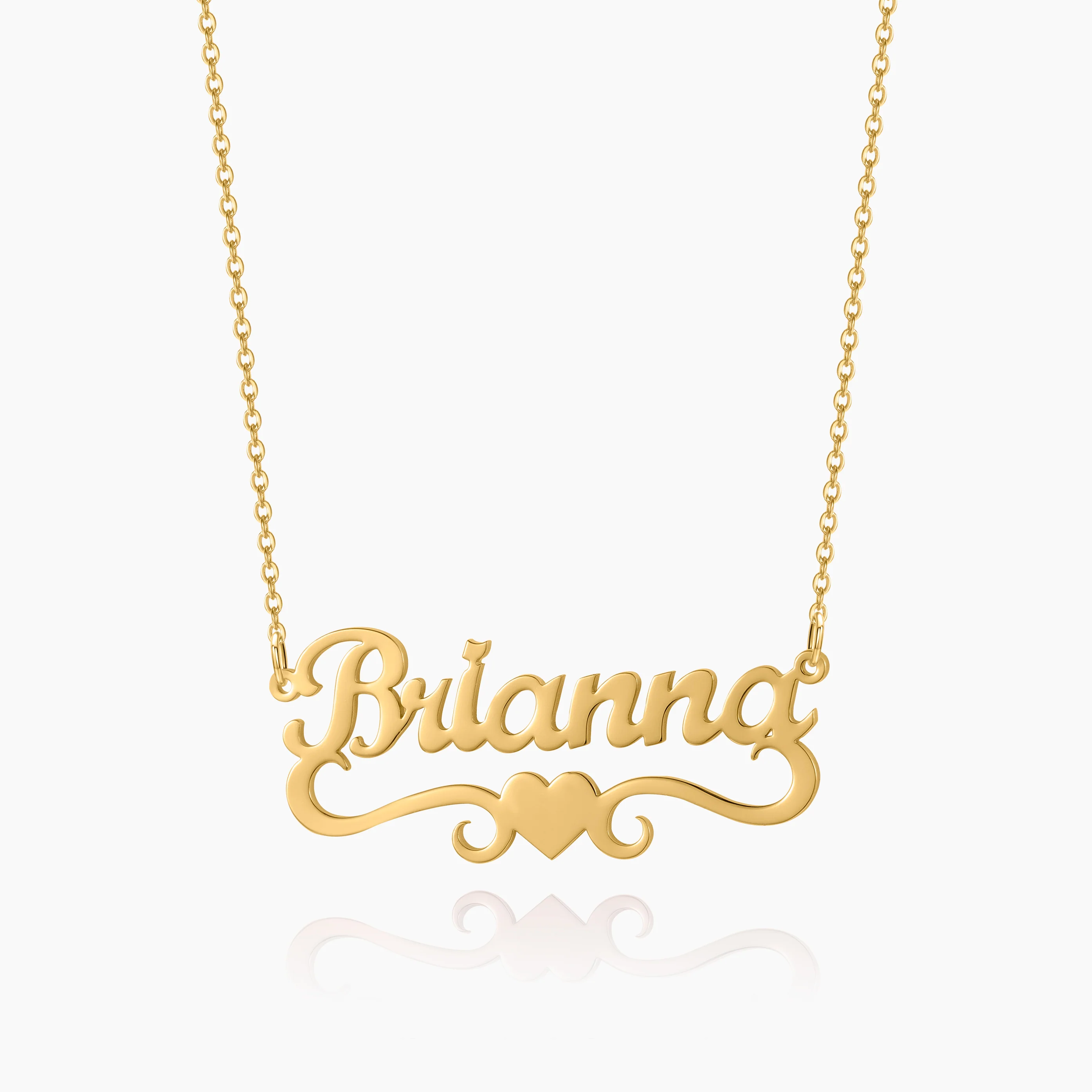 Kids Love Heart Name Necklace