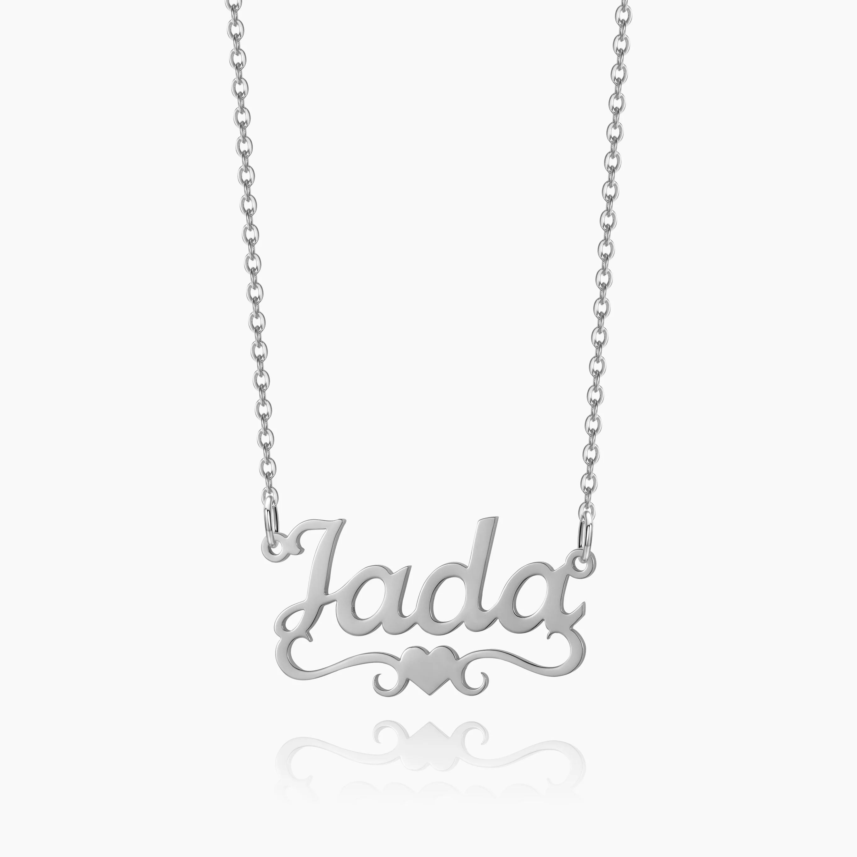 Kids Love Heart Name Necklace - Image 4