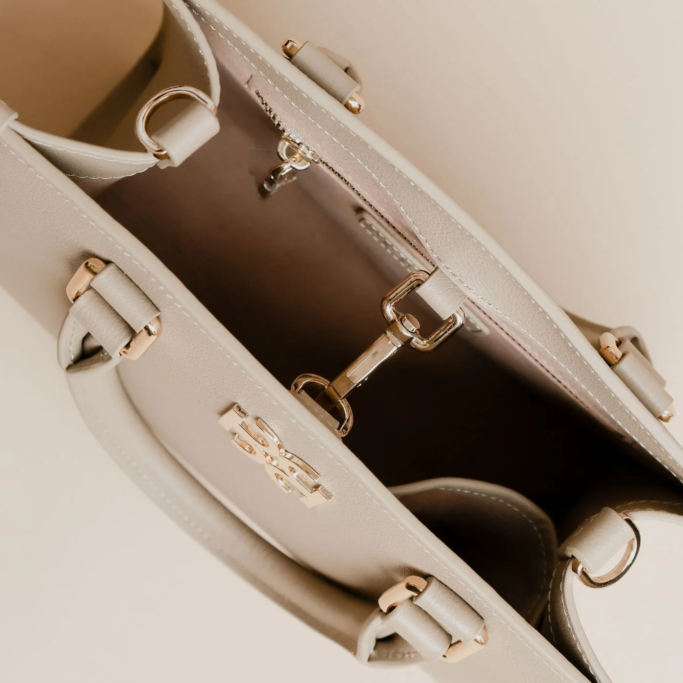 Luna Tote Bag - Taupe - Image 3