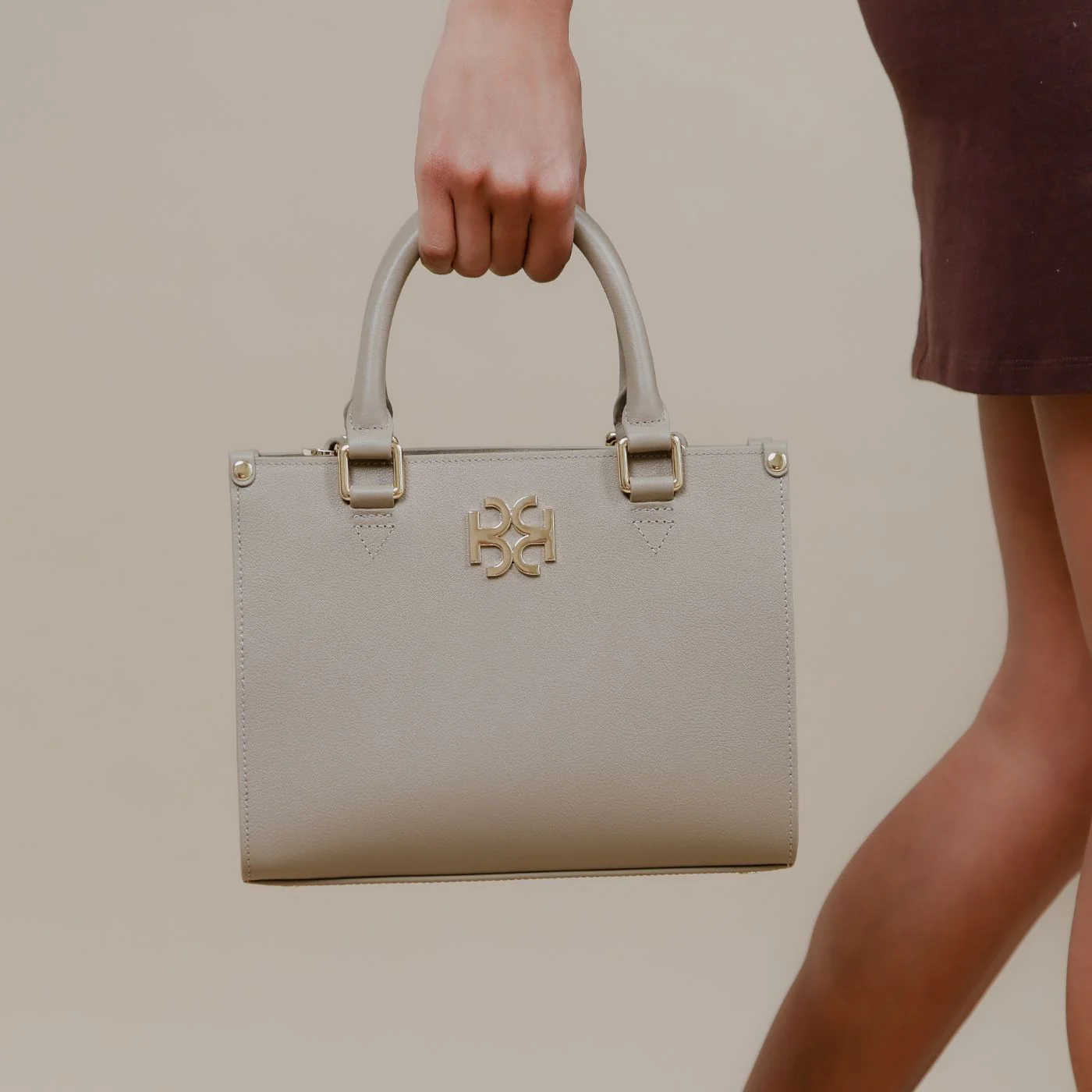 Luna Tote Bag - Taupe - Image 5
