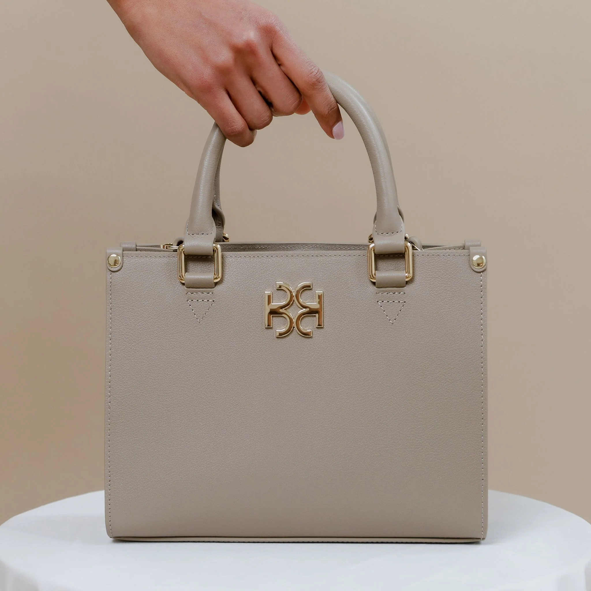 Luna Tote Bag - Taupe - Image 7