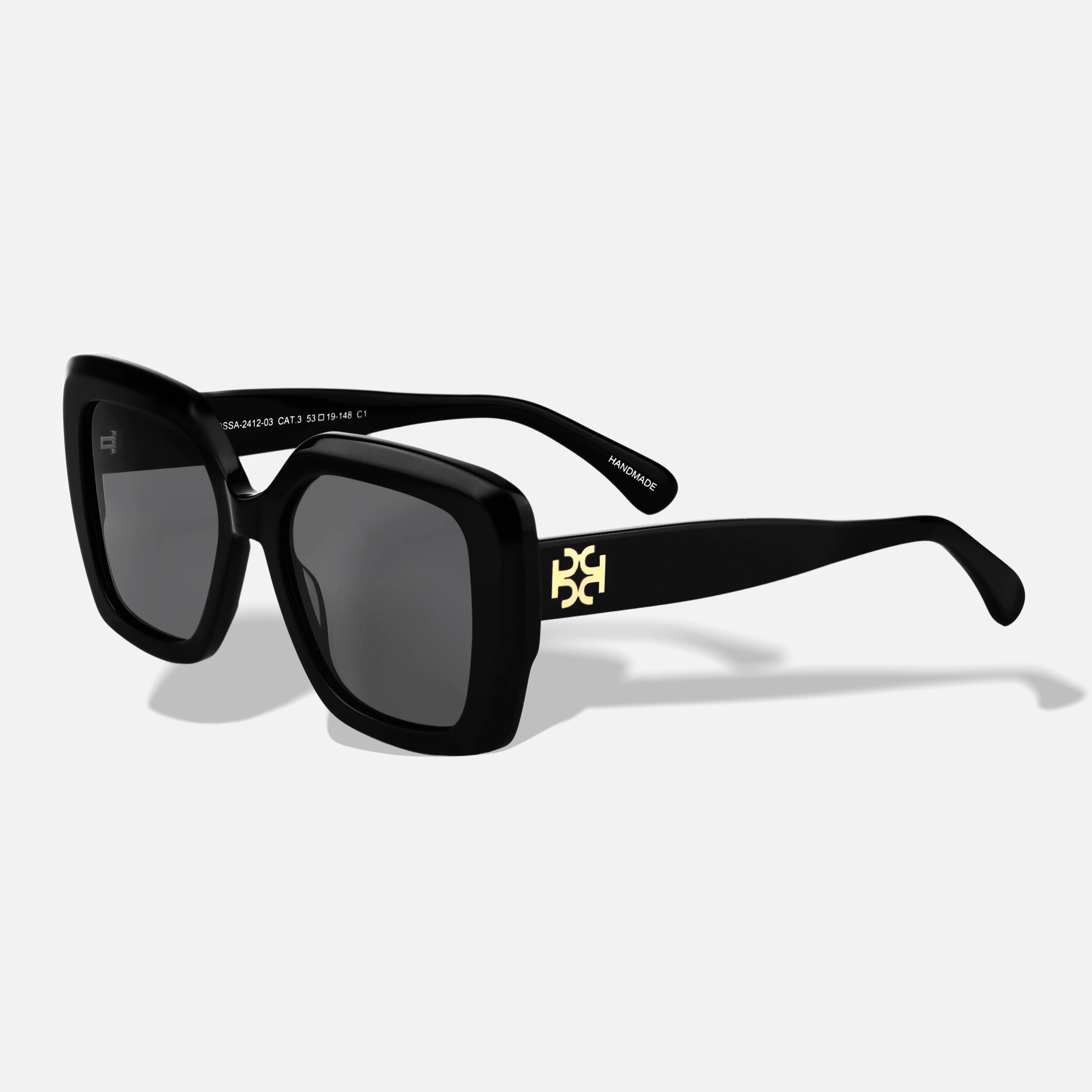 Noir Oversized Blackout Sunglasses - Image 4