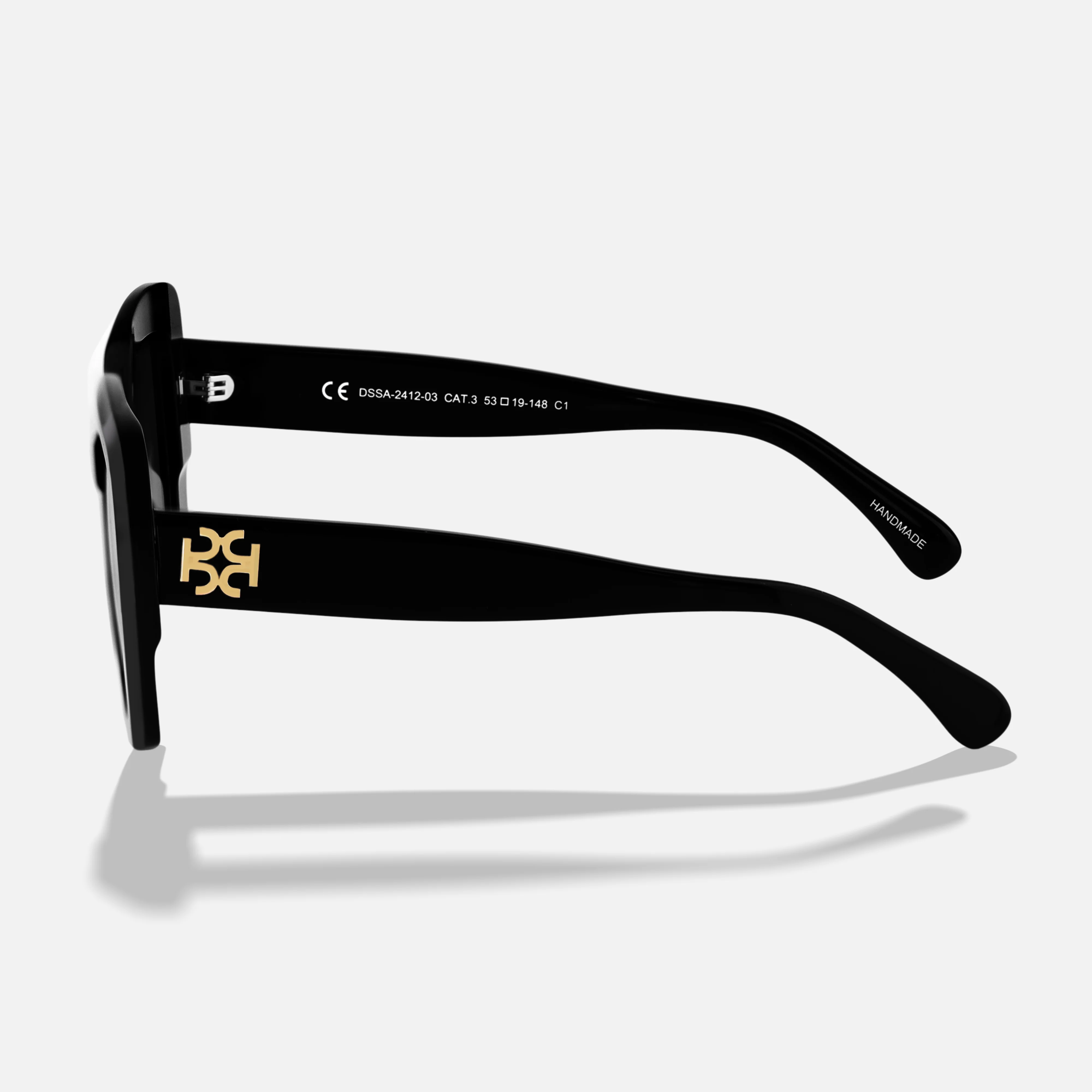 Noir Oversized Blackout Sunglasses - Image 5