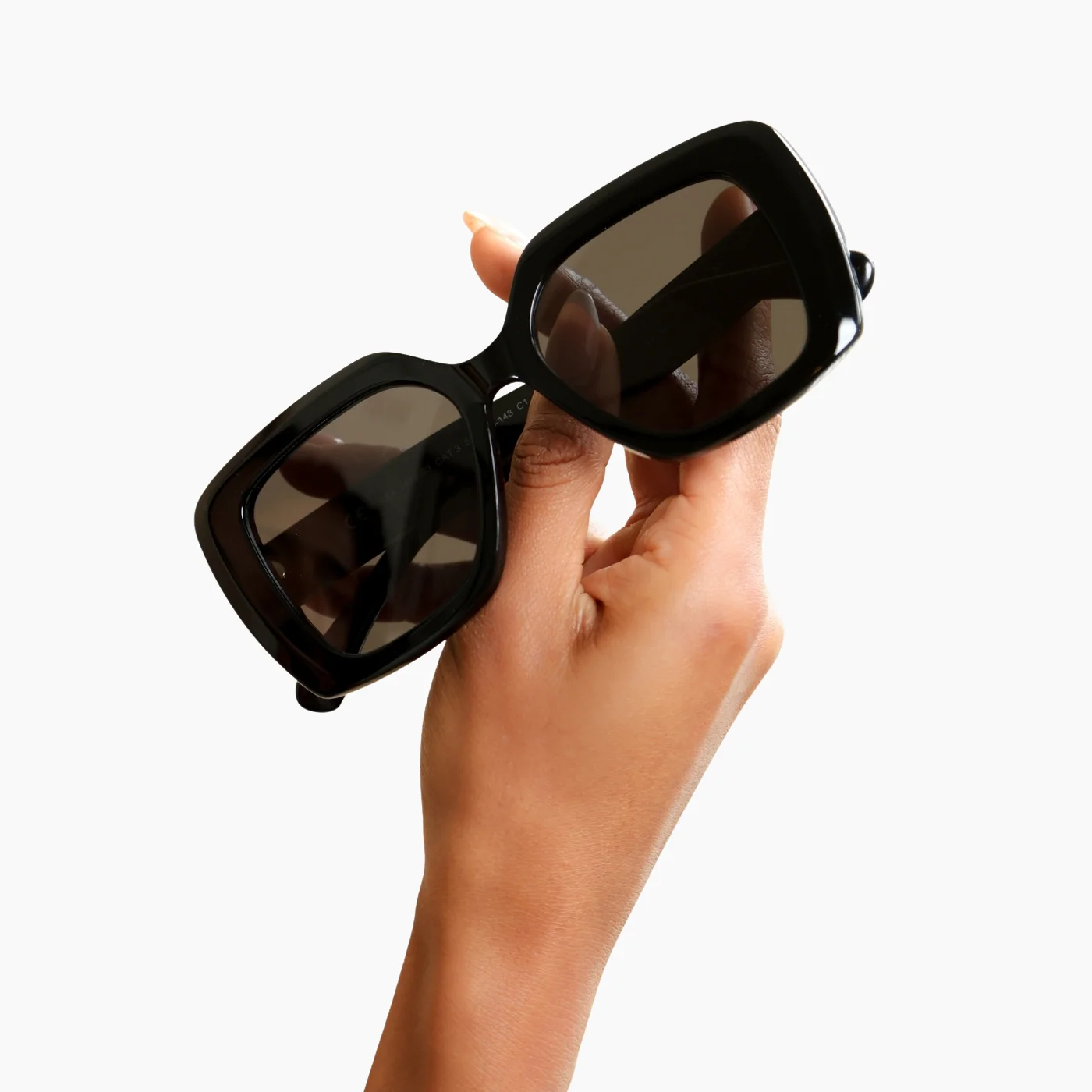 Noir Oversized Blackout Sunglasses - Image 6